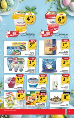 Pogląd oferty "Arhelan gazetka" - ważna od 27.03.2026 | Strona: 7 | Produkty: Ser, Cheddar, Ricotta, Jaja