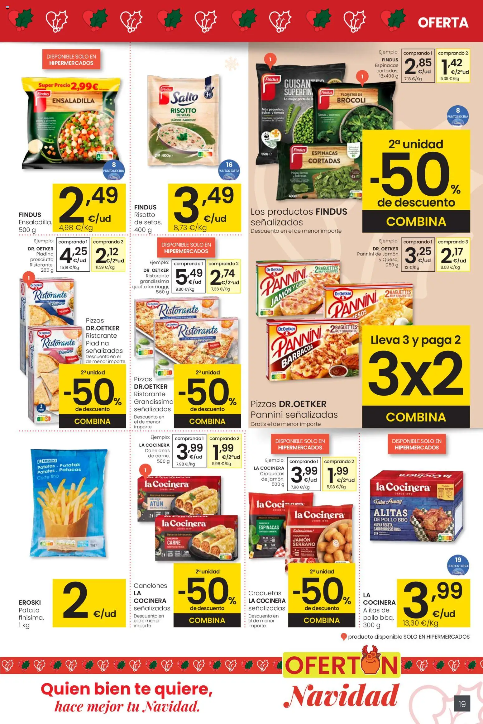 Eroski - Ofertón Navidad  │ válido desde el 27.11.2025 | Página: 19 | Productos: Ensaladilla, Jamón, Té, Barbacoa