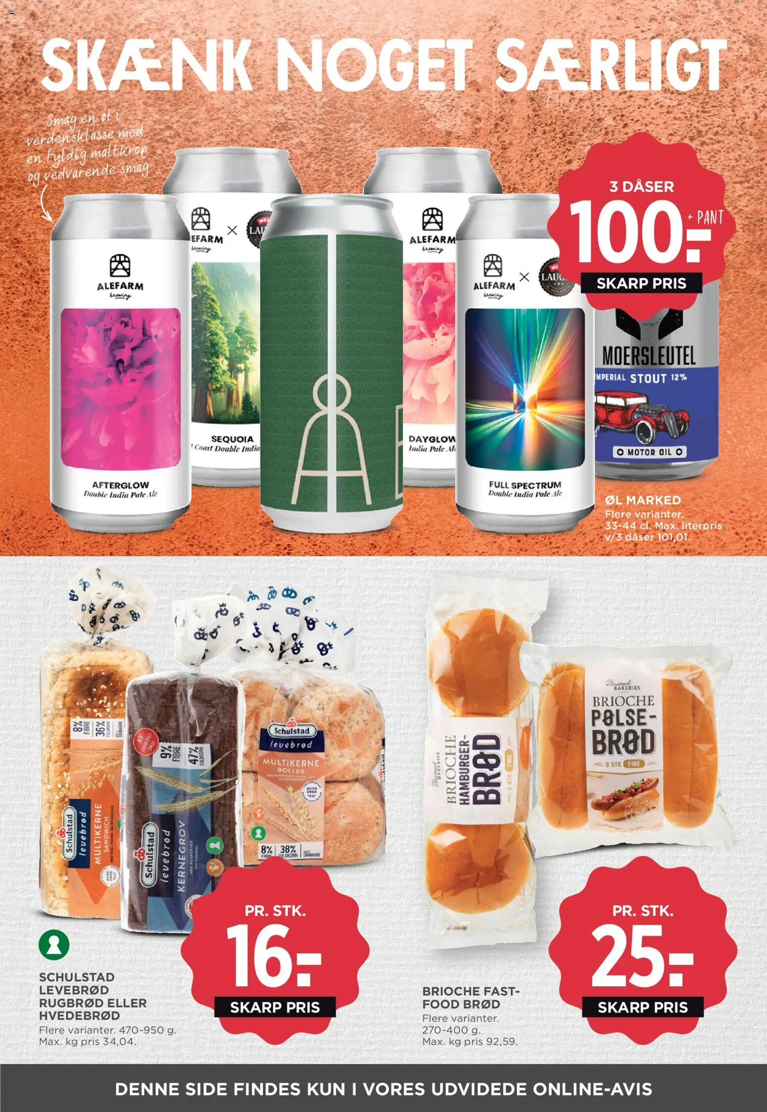 Meny tilbudsavis – gyldig fra 27.12.2025 | Side: 32 | Produkter: Brød, Øl, Skænk, Rugbrød