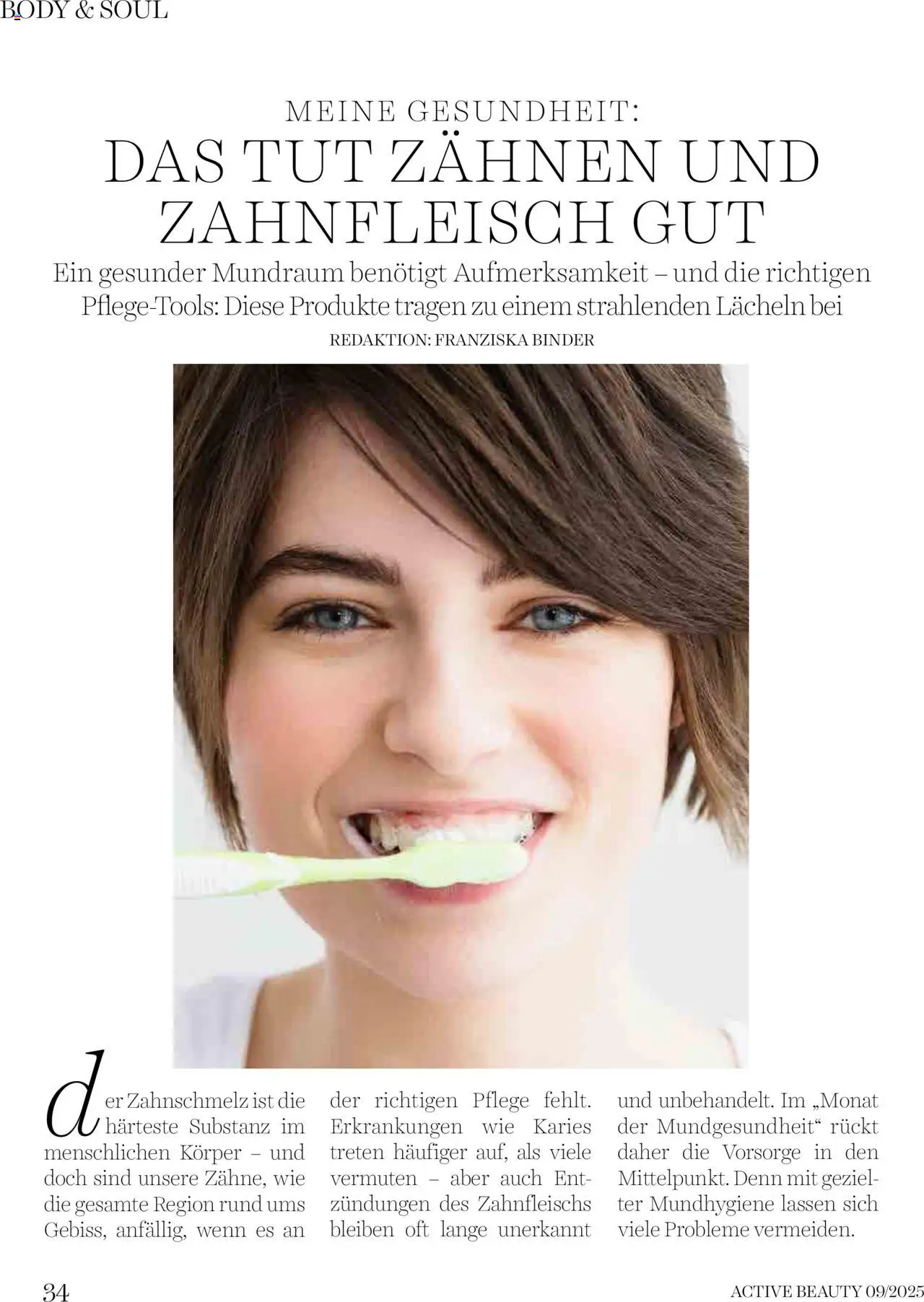 dm drogerie markt Active Beauty Magazin 09/2025 gültig ab 10.09.2025 | Seite: 34