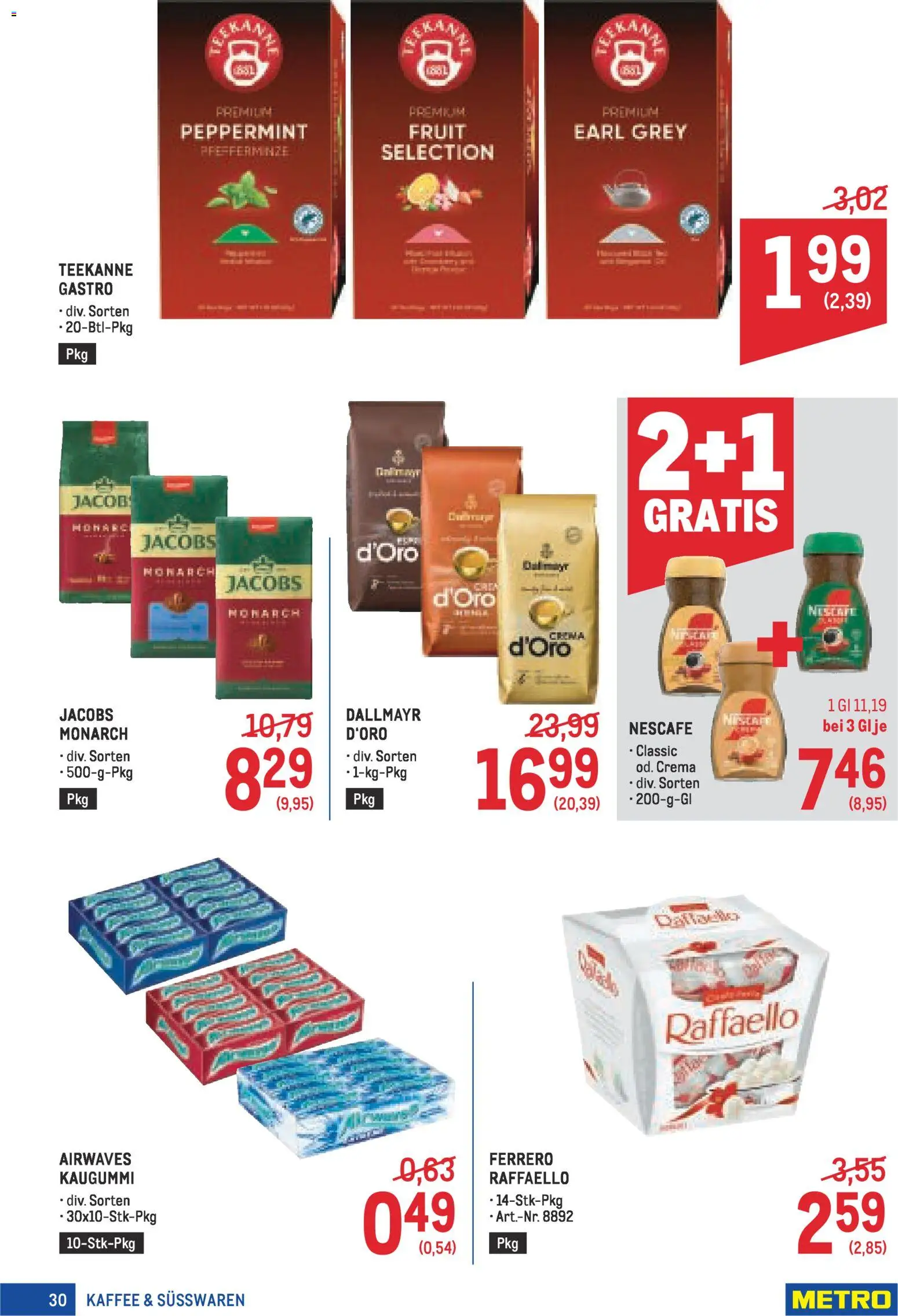 Metro Profi gültig ab 22.01.2026 | Seite: 30 | Produkte: Kaffee