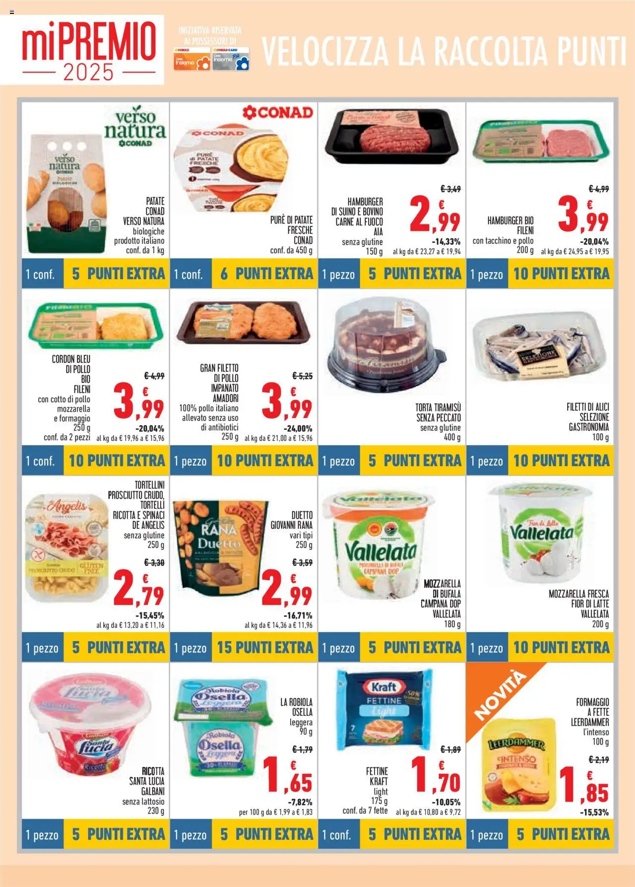 Volantino Conad del 09.10.2025 | Pagina: 10 | Prodotti: Patate, Tacchino, Formaggio, Prosciutto