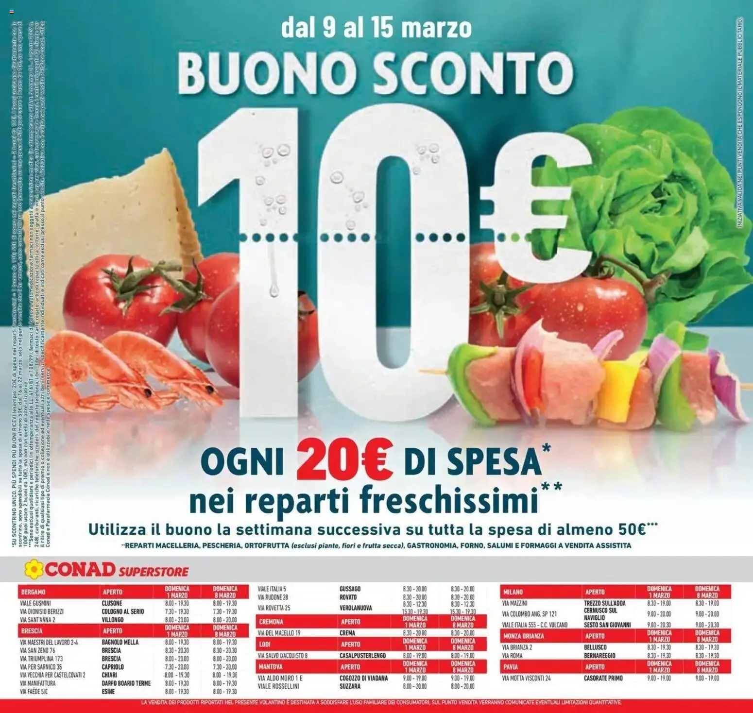 Volantino Conad del 25.02.2026 | Pagina: 42 | Prodotti: Crema, Frutta