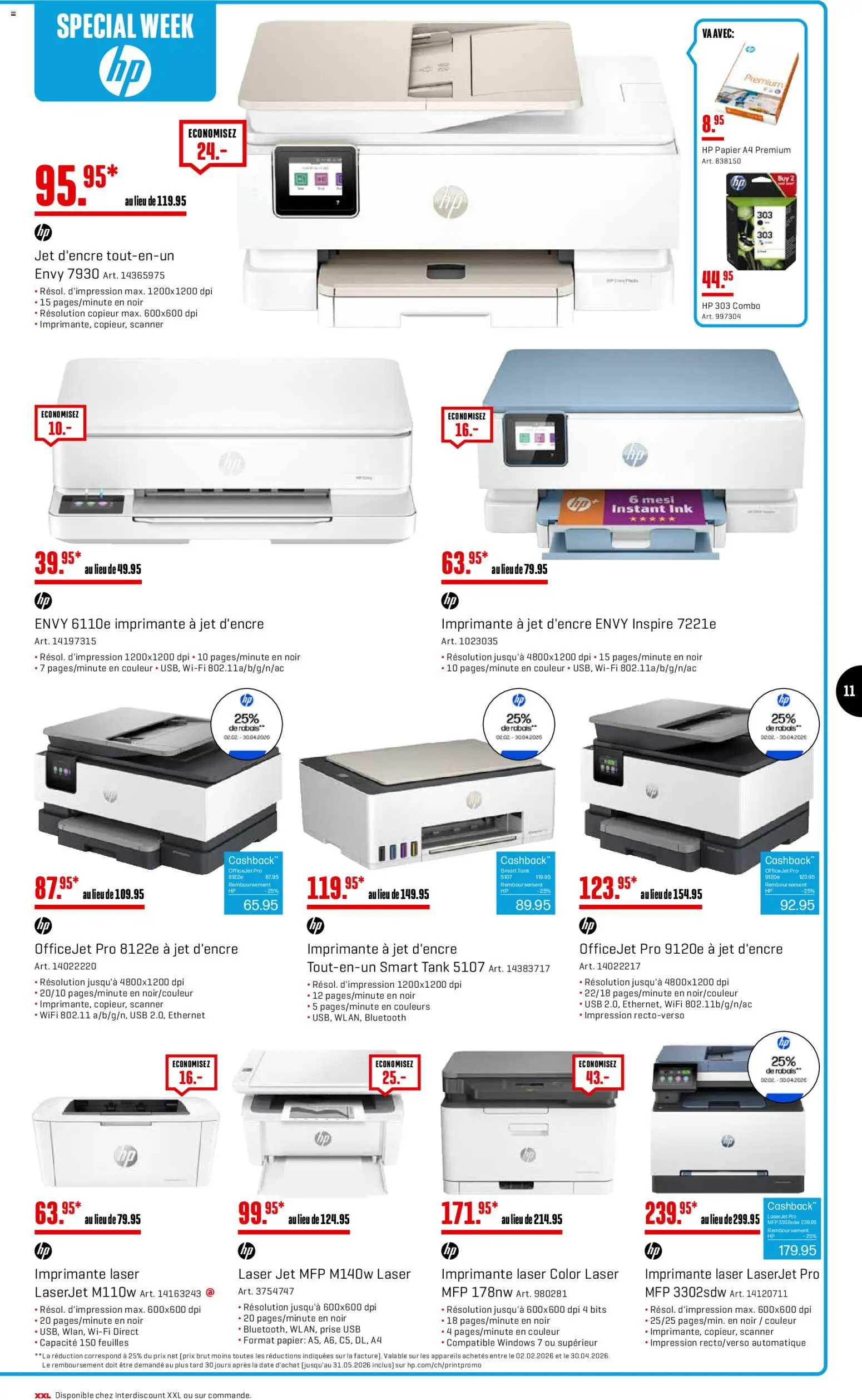 Interdiscount aktionen FR – gültig ab 23.03.2026 | Seite: 11 | Produkte: Usb, HP