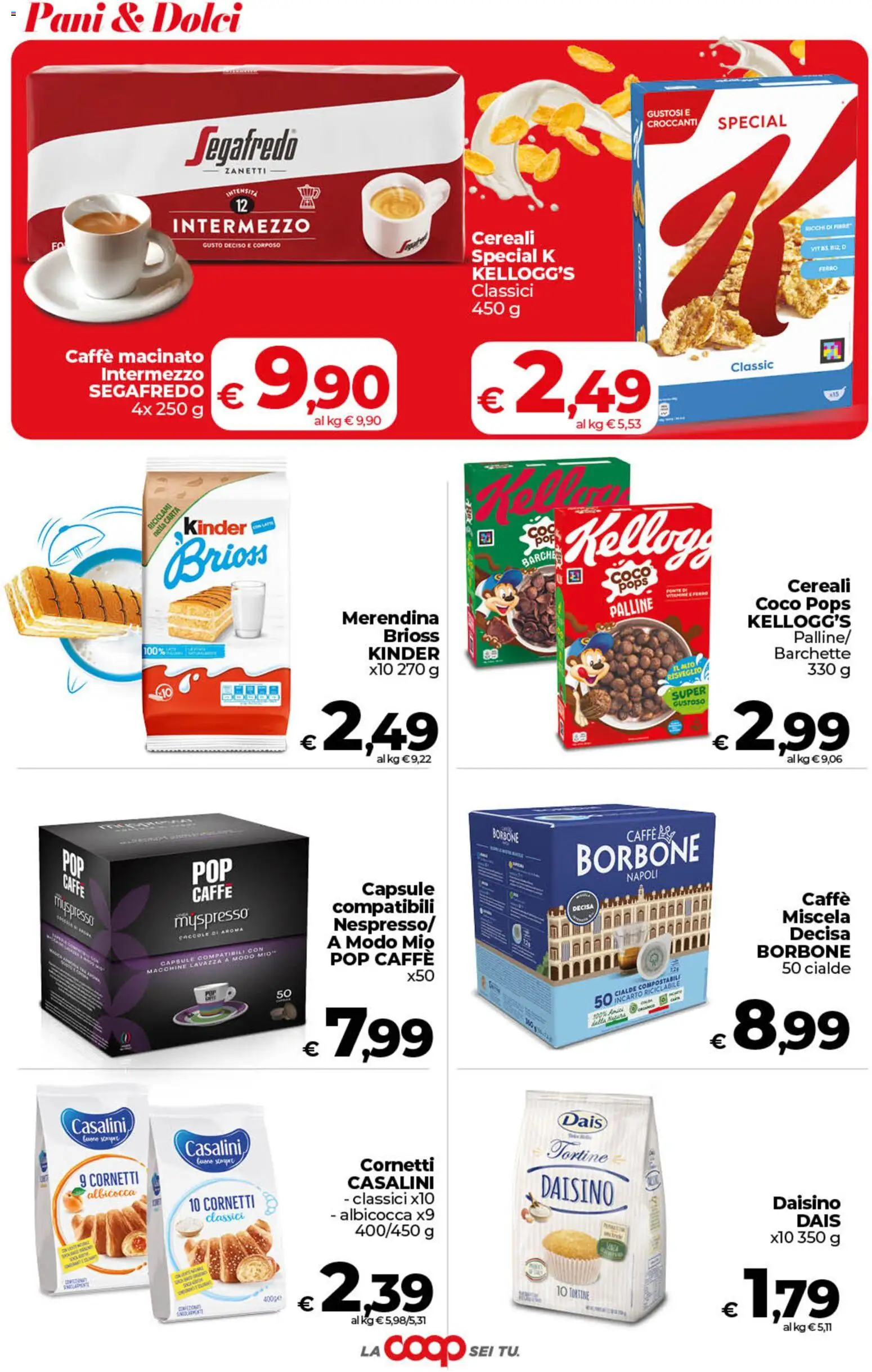 Volantino COOP del 28.04.2026 | Pagina: 29 | Prodotti: Caffè, Cereali, Lavazza, Macinato