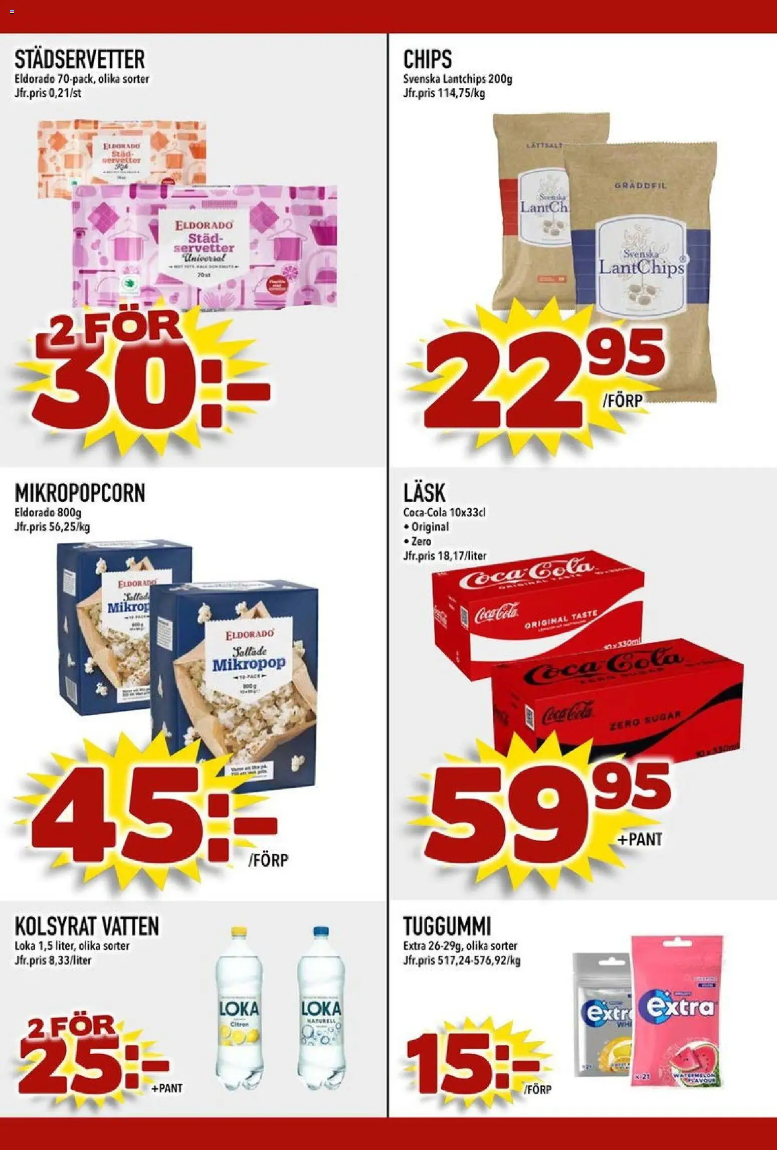 Din Mat reklamblad aktuell från 29.12.2026 | Sida: 9 | Produkter: Coca cola, Gräddfil, Tuggummi, Citron
