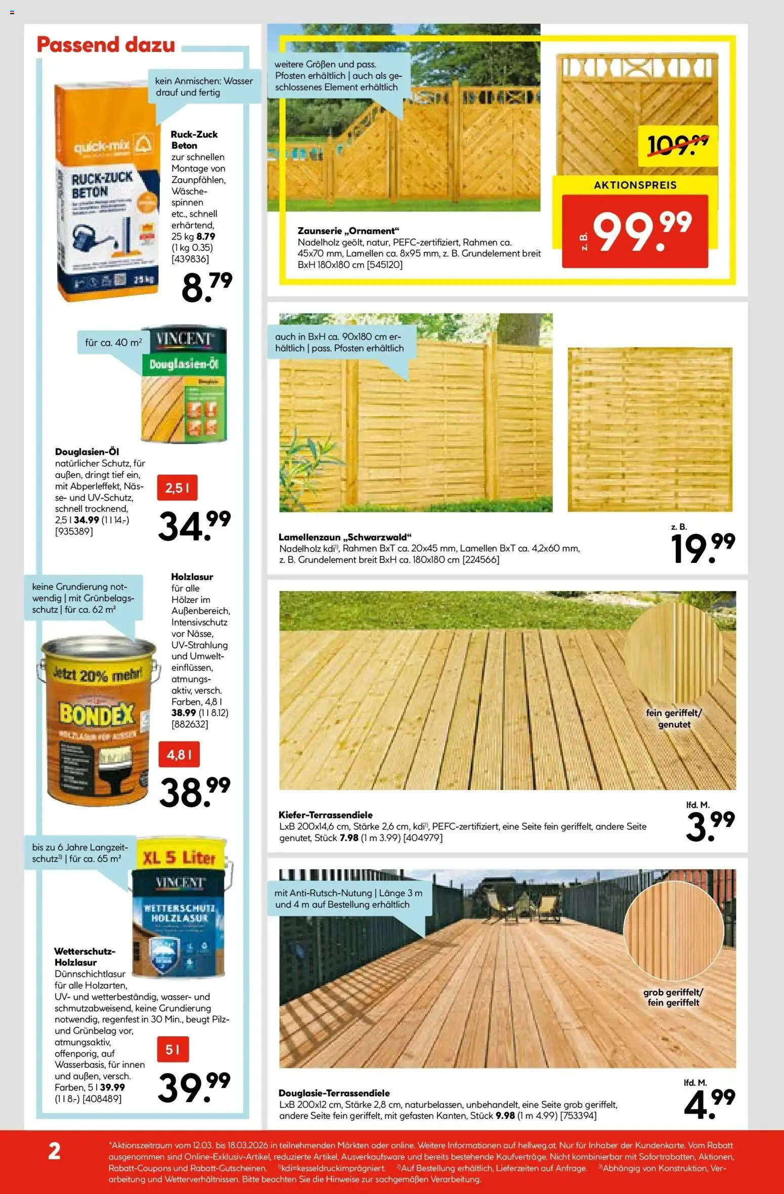 HELLWEG Ried	 gültig ab 12.03.2026 | Seite: 2 | Produkte: Wasser