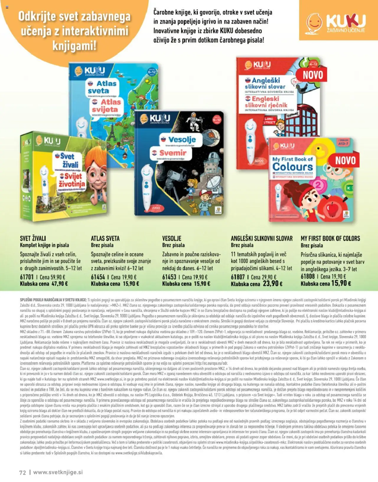 Mladinska Knjiga katalog │ velja od 01.07.2025 | Stran: 72 | Izdelki: Knjiga, Pisala