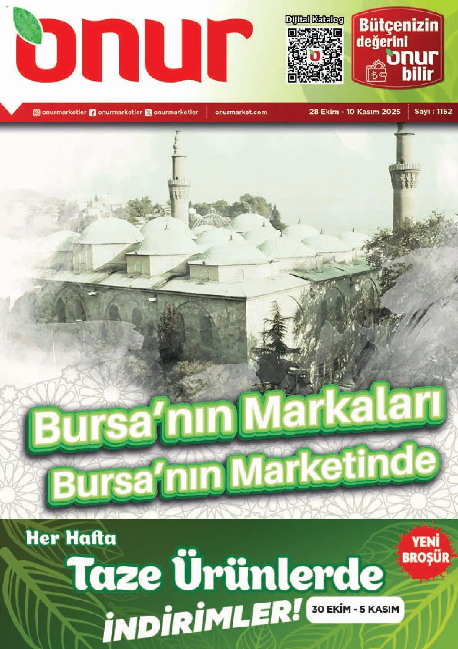 Onur Market Katalog - Bursa - 28.10.2025 tarihinden itibaren geçerlidir | Sayfa: 1