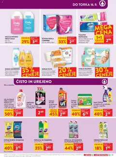 Novi Spar katalog ponudbe – veljaven od 10.09.2025 | Stran: 27 | Izdelki: Robčki, Kos, Milo, Ščitniki