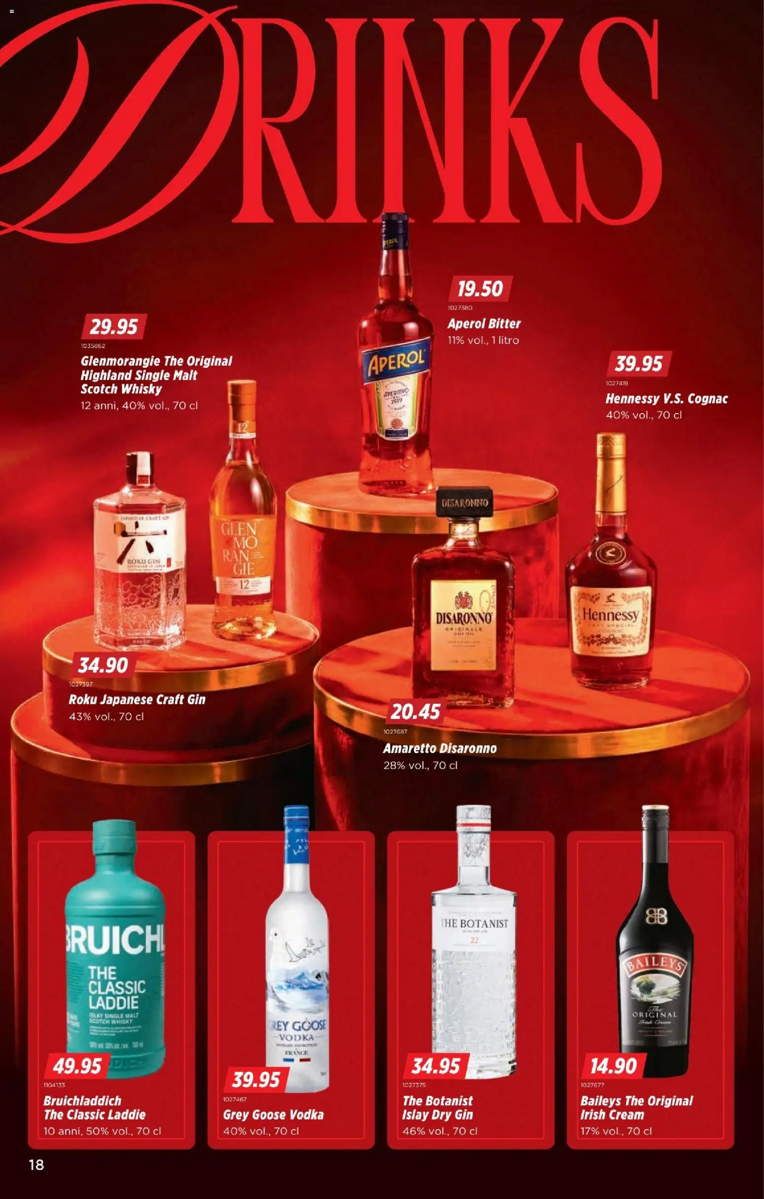 Denner aktionen IT – gültig ab 26.03.2026 | Seite: 18 | Produkte: Gin