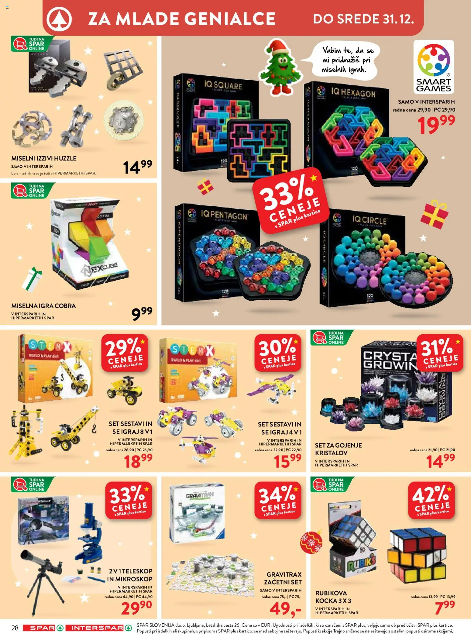 Novi Spar katalog ponudbe – veljaven od 12.11.2025 | Stran: 28 | Izdelki: Igra