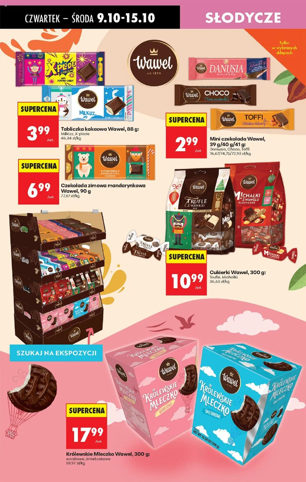 Biedronka gazetka - Oferta w tym tygodniu od 09.10.2025 | Strona: 61 | Produkty: Słodycze, Królewskie Mleczko, Czekolada, Cukierki