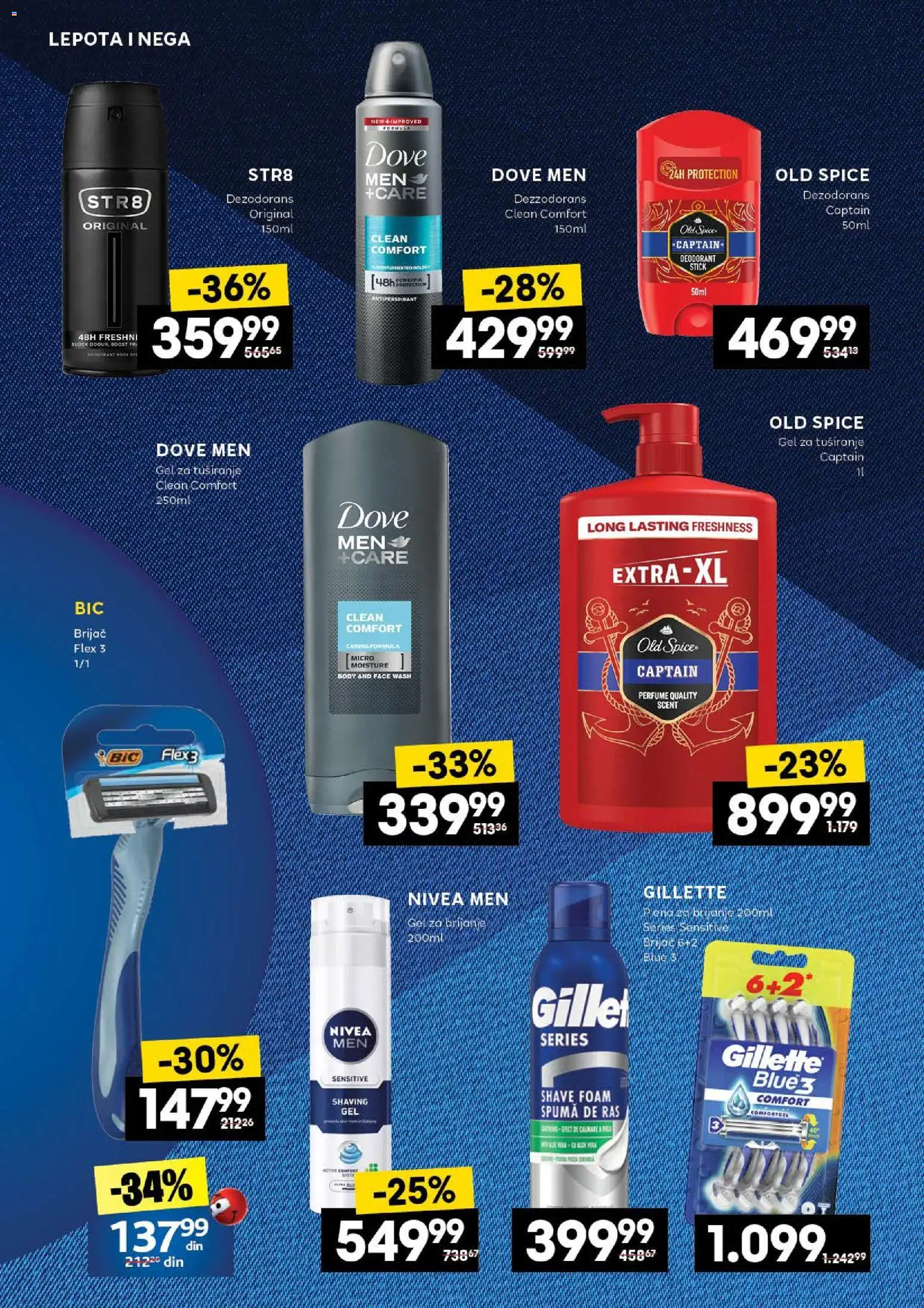Roda katalog - važi od 30.10.2025 | Strana: 32 | Proizvode: Nivea Men, Gel za brijanje, Dezodorans, Antiperspirant