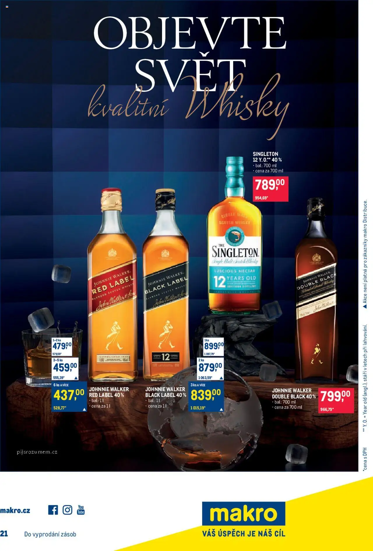 Makro leták - Pro milovníky jídla od 24.09.2025 | Strana: 33 | Produkty: Whisky, Red Label