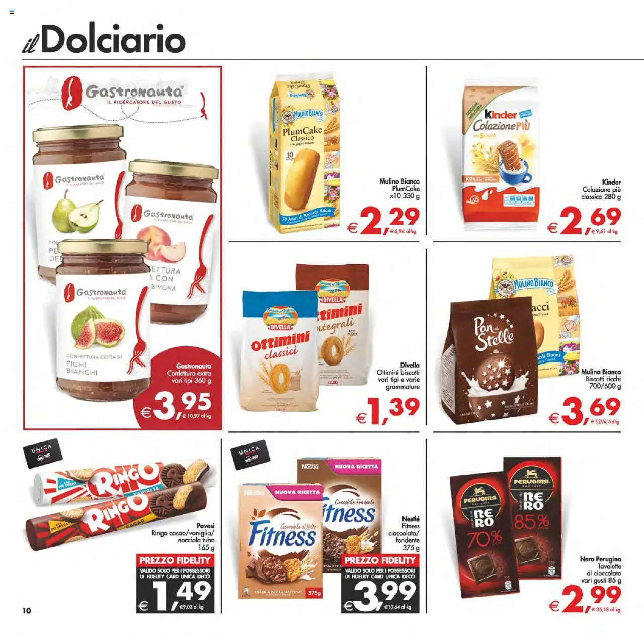 Volantino Decò del 14.10.2025 | Pagina: 10 | Prodotti: Crema, Biscotti, Tubo, Plumcake