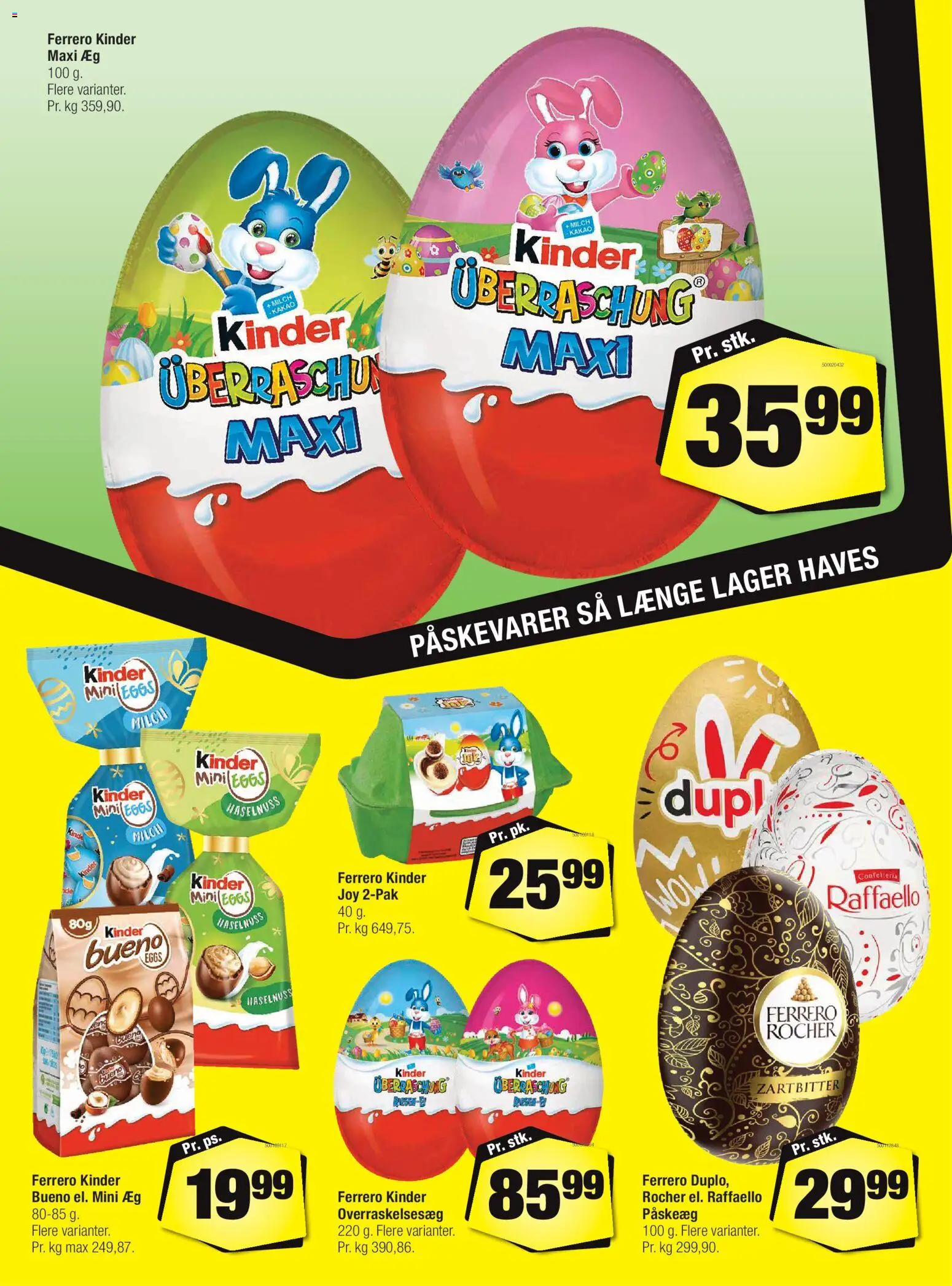 Calle tilbudsavis – gyldig fra 04.03.2026 | Side: 3 | Produkter: Æg, Kakao