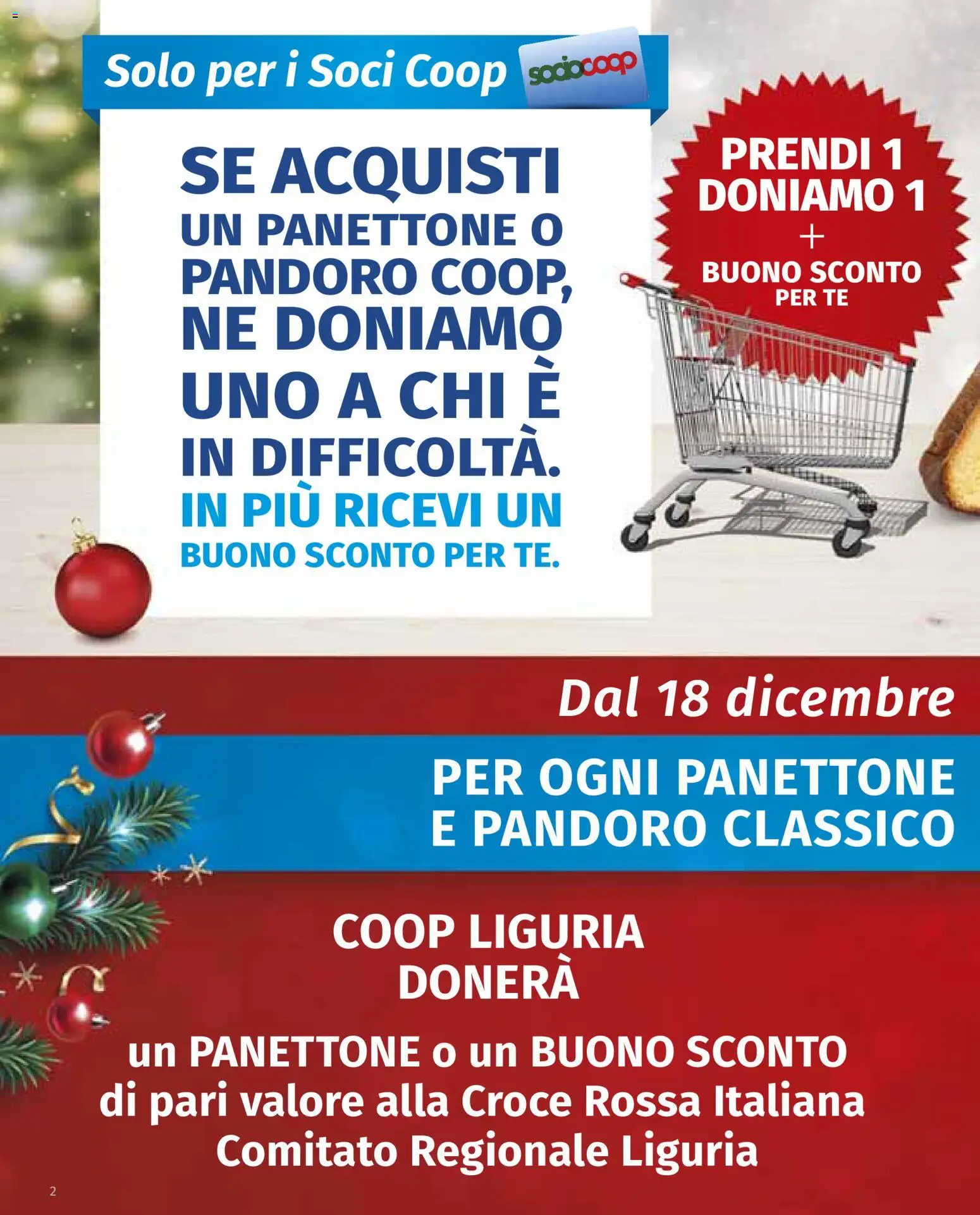 Volantino Ipercoop del 18.12.2025 | Pagina: 2 | Prodotti: Tè, Pandoro, Panettone