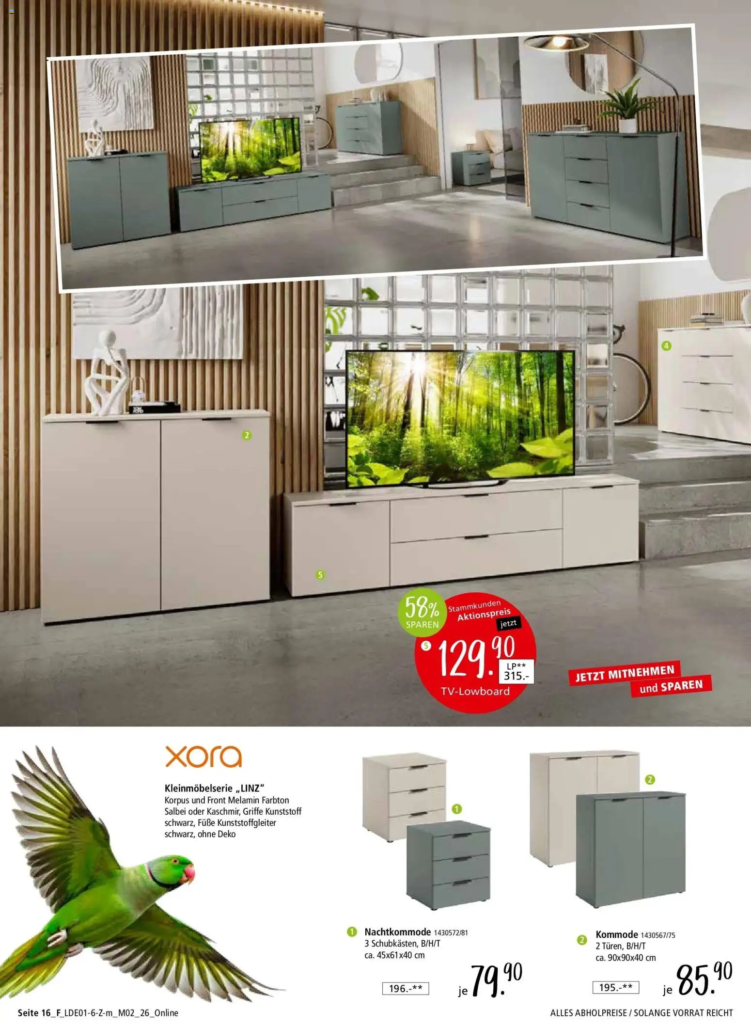 Zurbrüggen - Zurbrüggen: Unschlagbar günstig – gültig ab 26.01.2026 | Seite: 32 | Produkte: Kommode