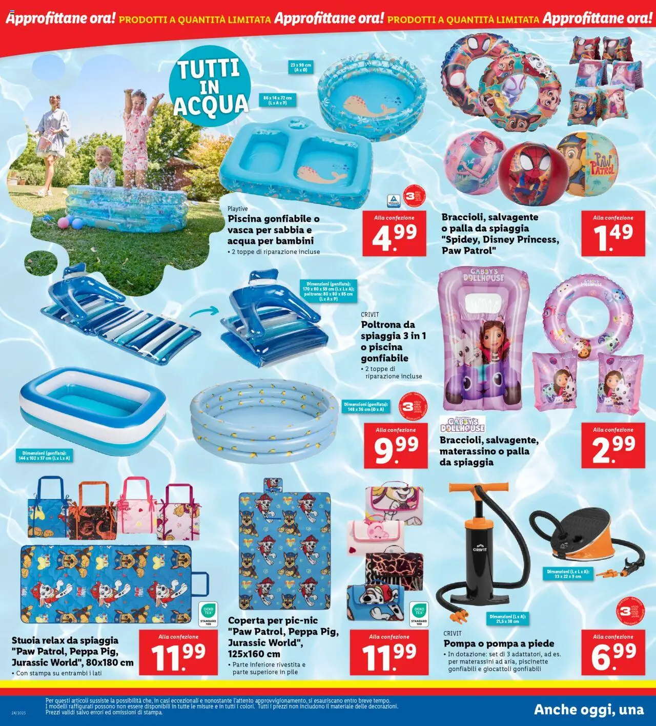 Volantino Lidl del 09.06.2025 | Pagina: 26 | Prodotti: Pile, Acqua, Stampa, Poltrona