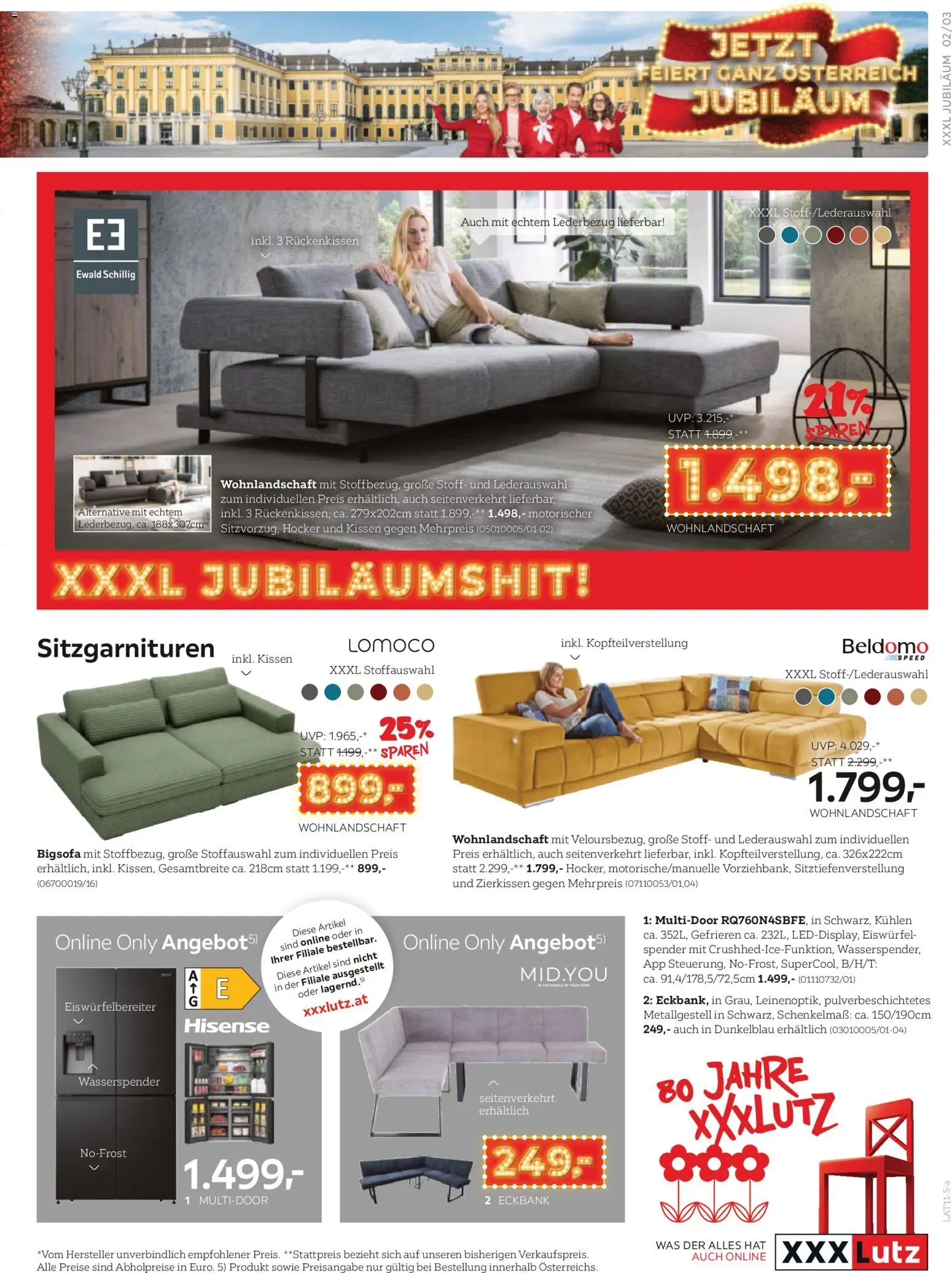 XXXLutz Jubiläums - Joker gültig ab 04.11.2025 | Seite: 3 | Produkte: Kissen