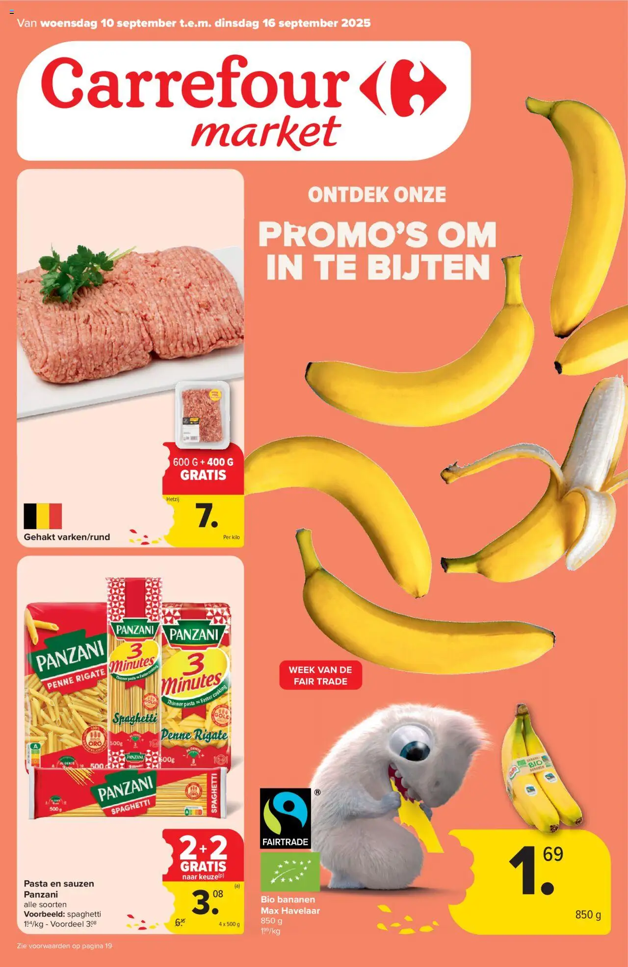  | Pagina: 1 | Producten: Gehakt, Bananen, Pasta