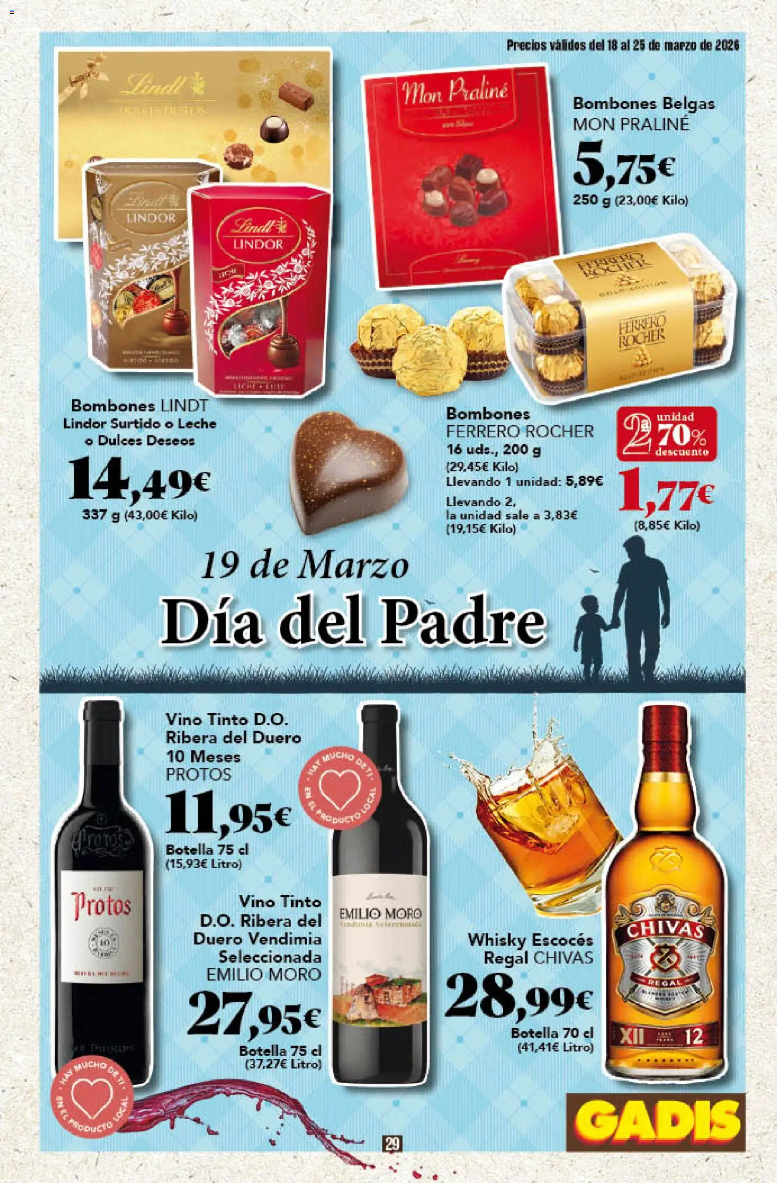 Gadis - folleto │ válido desde el 18.03.2026 | Página: 29 | Productos: Leche, Vino, Κεραία, Whisky