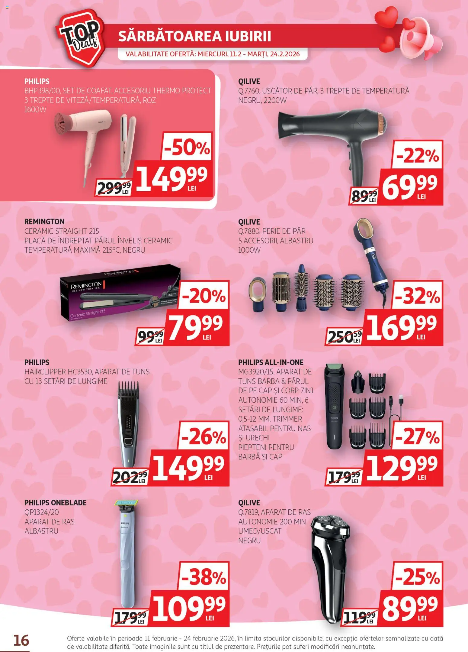 Noul catalog Auchan – valabil de la 11.02.2026 | Pagină: 16 | Produse: Trimmer, Enginar, Aparat De Ras, Perie