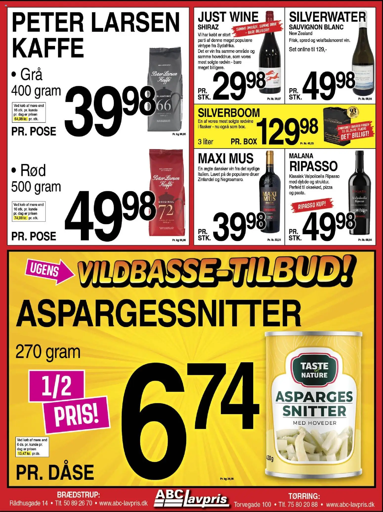 Abc Lavpris tilbudsavis – gyldig fra 19.11.2025 | Side: 6 | Produkter: Pizza, Mus, Søm, Aspargessnitter