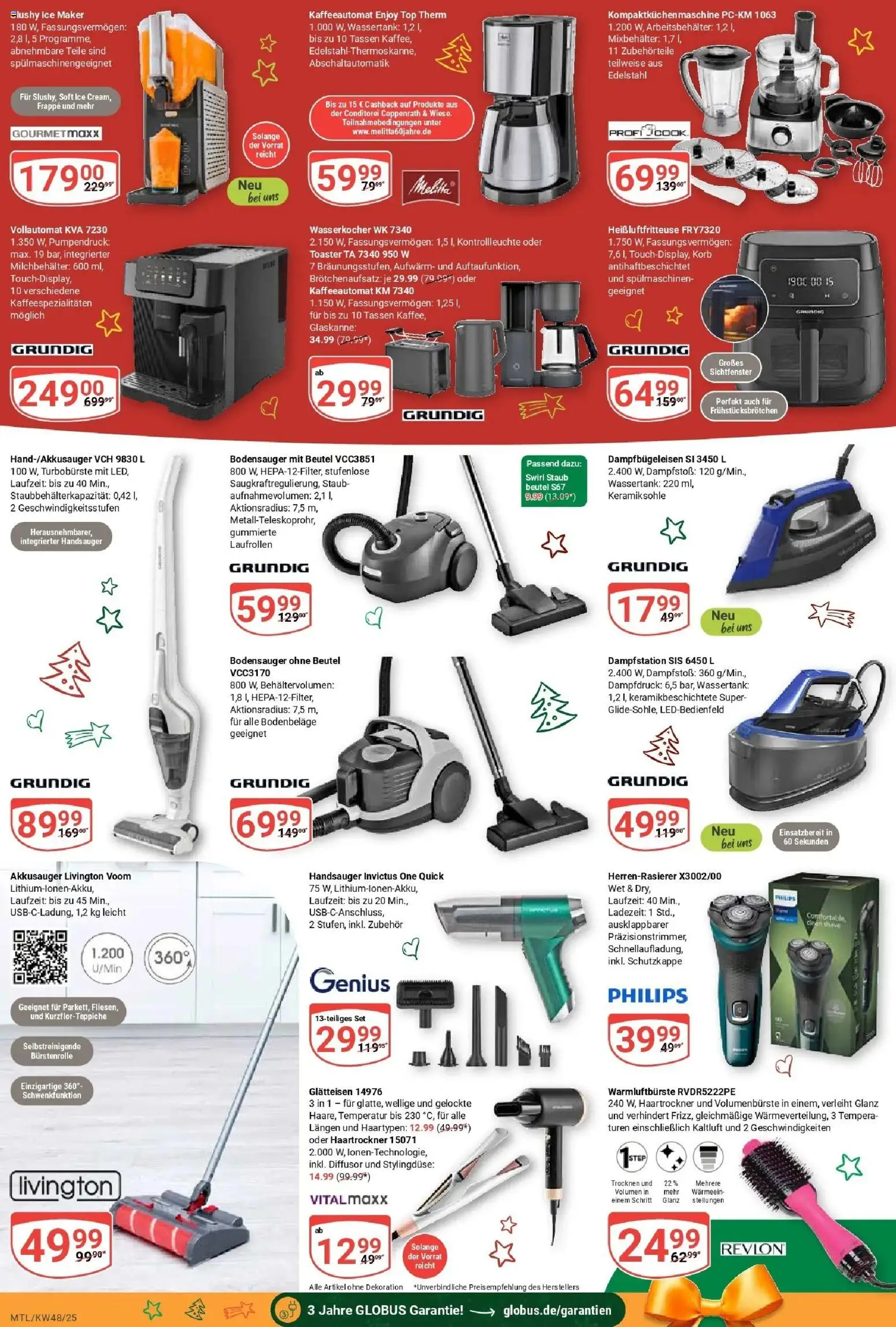 Globus prospekt Maintal-Dörnigheim	 – gültig ab 23.11.2025 | Seite: 27 | Produkte: Philips, Wasserkocher, Toaster, Glätteisen