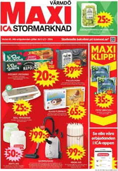 ICA Maxi - Värmdö - Förhandsvisning av reklamblad från butik ICA Maxi aktuell från 26.01.2026