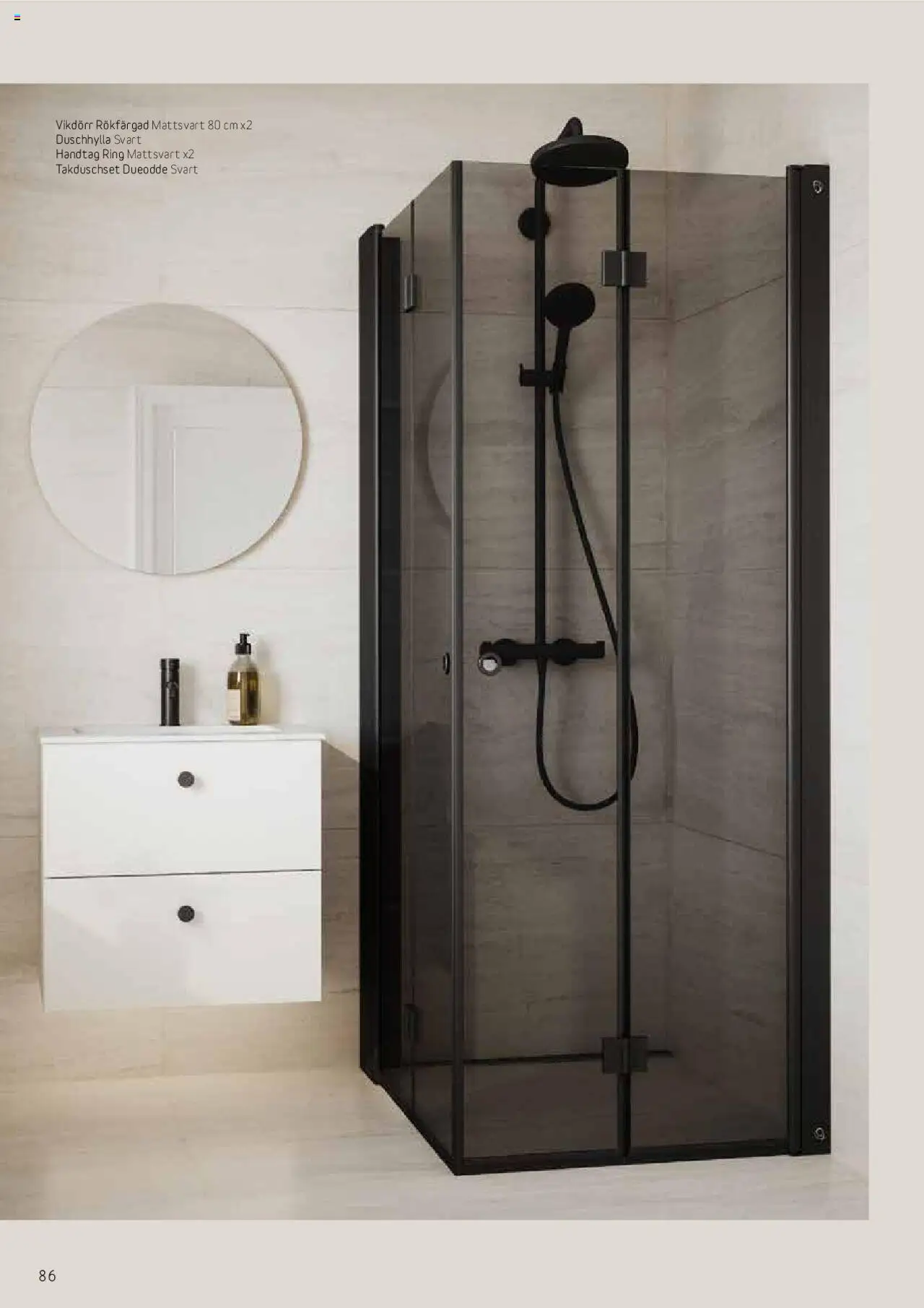 Bauhaus reklamblad aktuell från 25.08.2025 | Sida: 86 | Produkter: Duschhylla, Ring