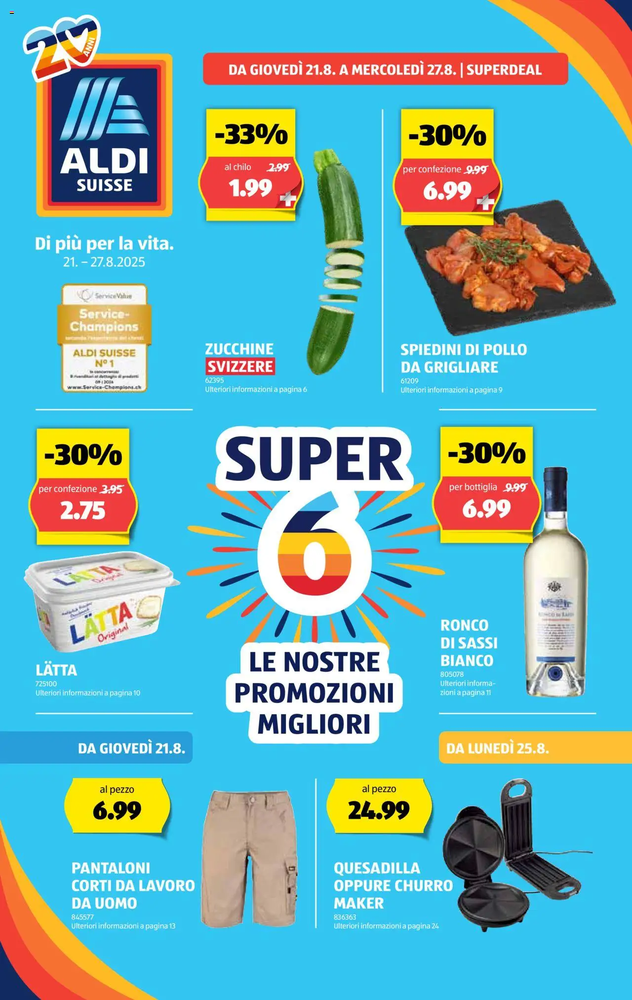 Aldi Volantino ab 21.08.2025 | Seite: 1