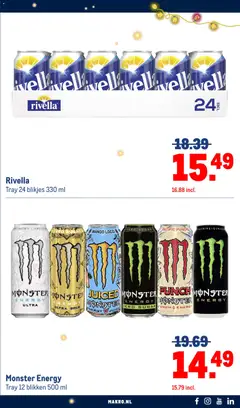 Makro - Folder - Voorbeeld van een folder van Makro, geldig van 10.12.2025 | Pagina: 73 | Producten: Monster Energy, Monster, Mango