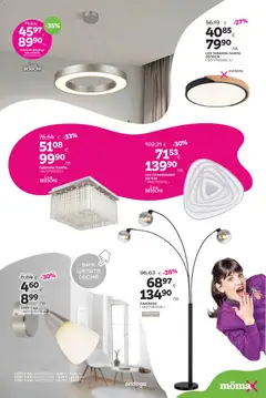Преглед на Mömax брошура - Офертите са валидни от 29.12.2025 | Страница: 17 | Продукти: Плафониера, Лампа
