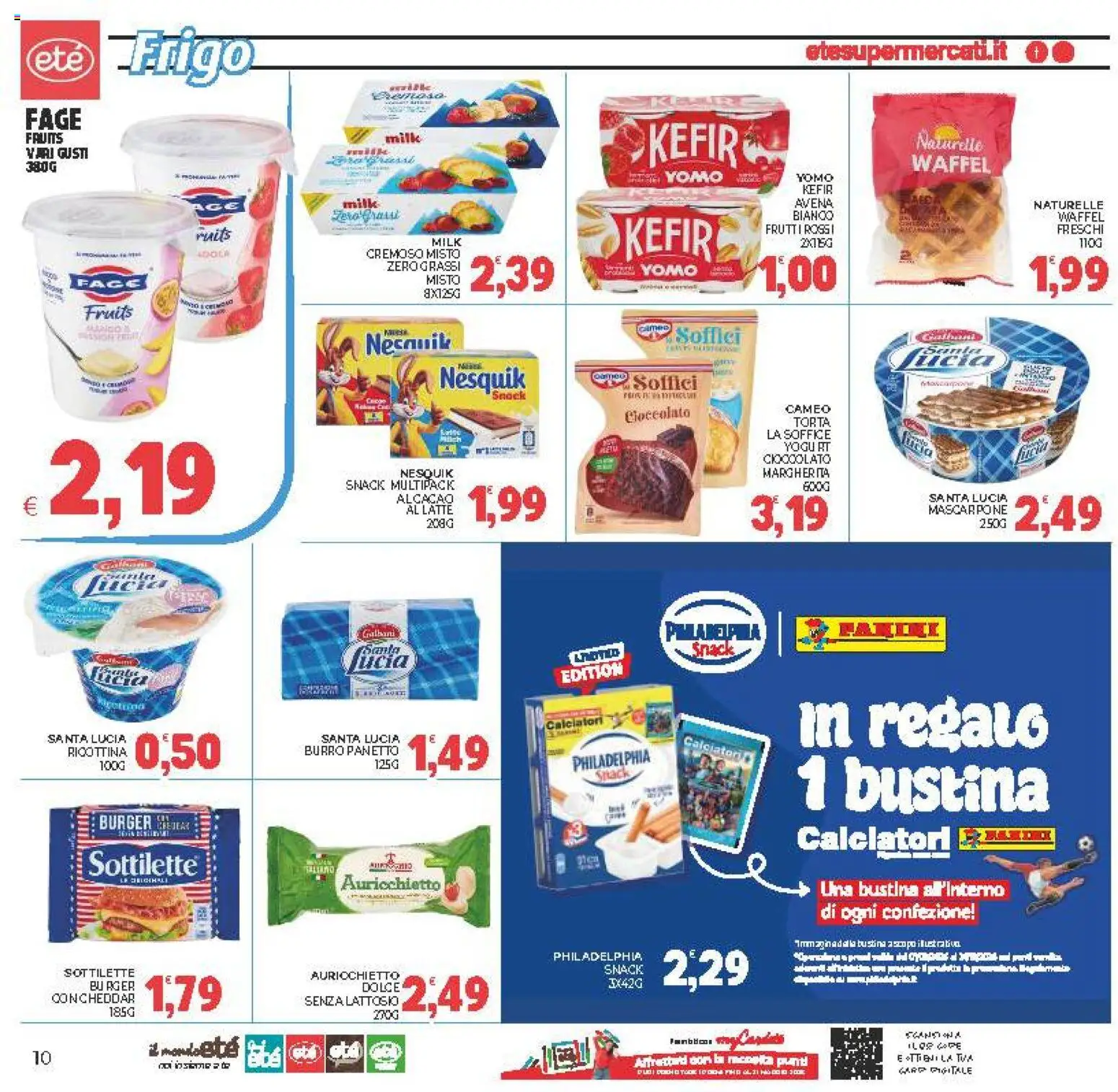 Volantino Eté del 29.04.2026 | Pagina: 10 | Prodotti: Cioccolato, Latte, Burro, Mascarpone