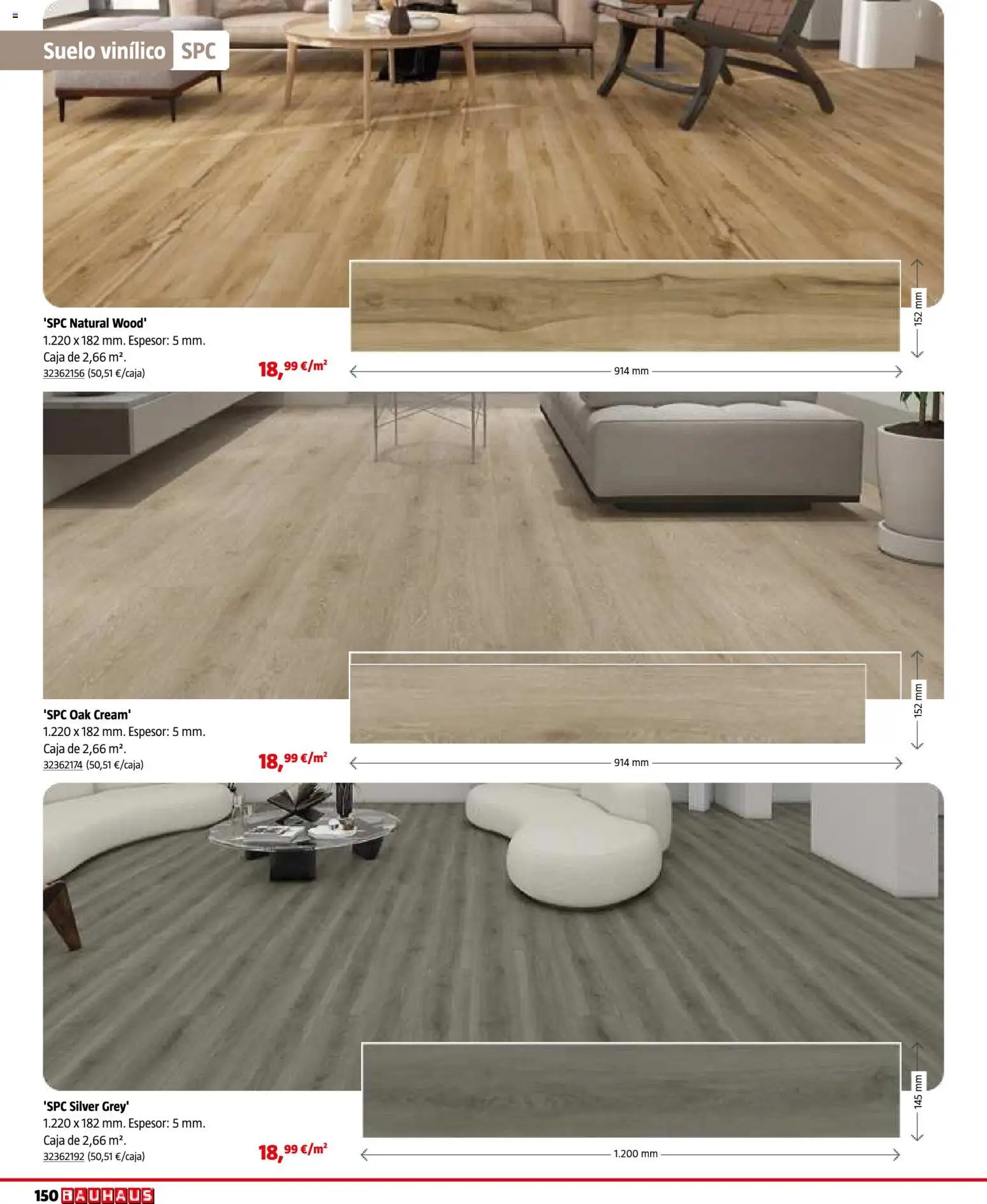 Bauhaus - Suelos y revestimientos │ válido desde el 24.02.2026 | Página: 150 | Productos: Caja