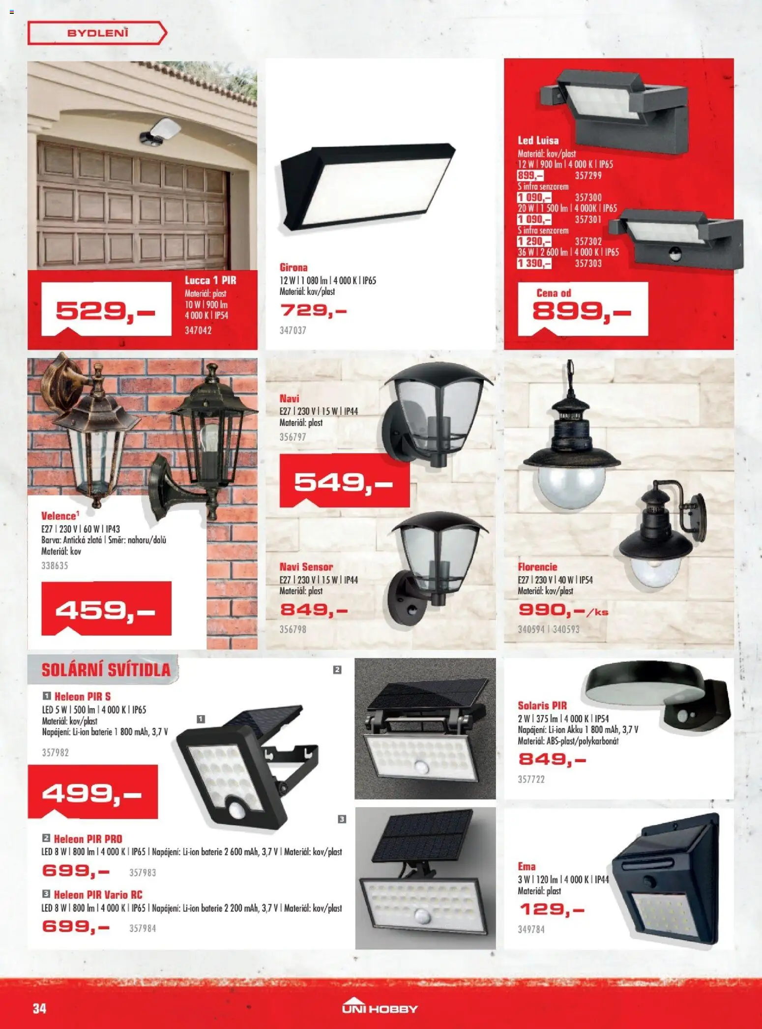 Uni Hobby leták od 05.03.2026 | Strana: 34 | Produkty: Baterie, LED