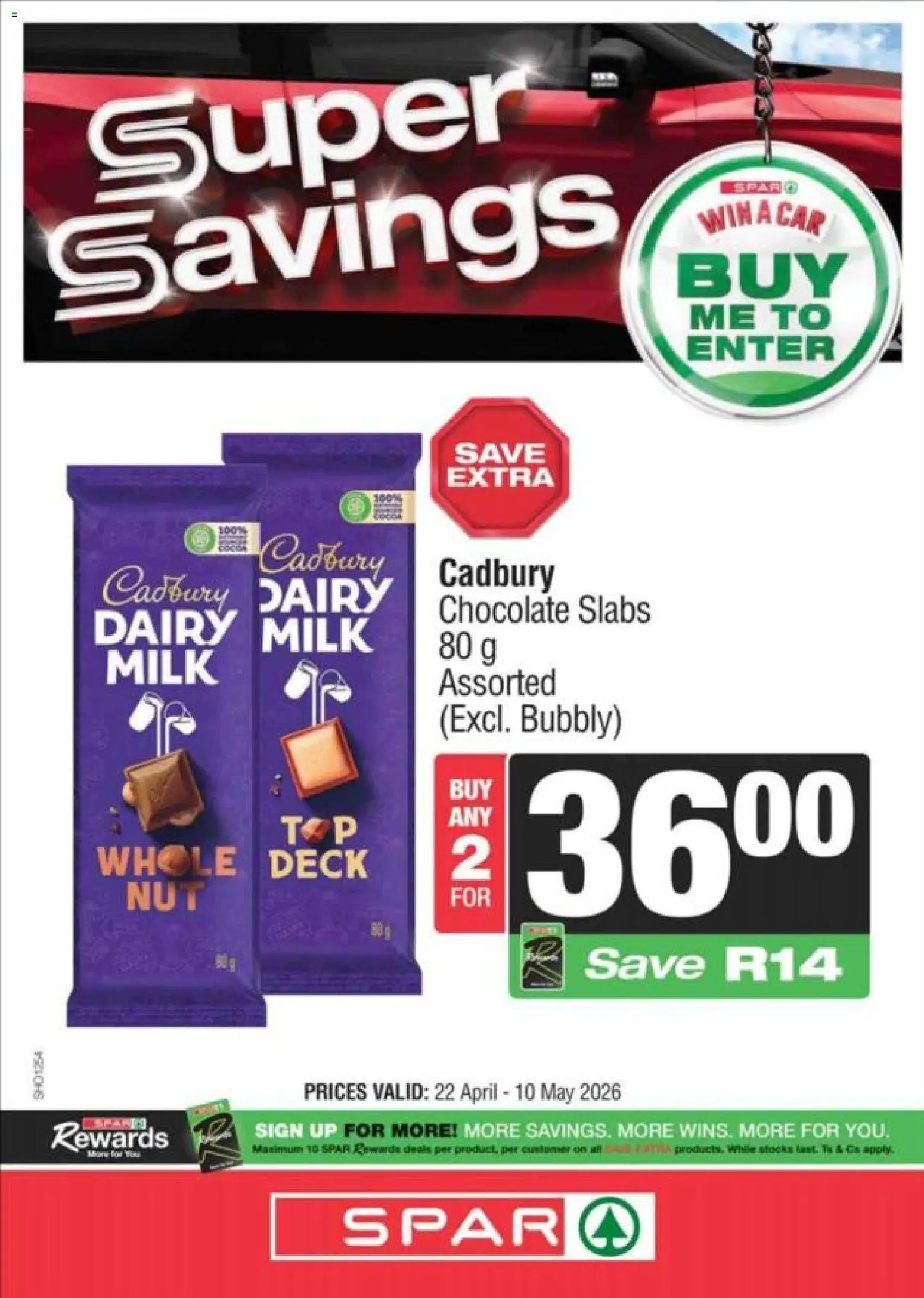 New Spar catalogue – valid from 22.04.2026 | Page: 16 | Products: Milk, Chocolate