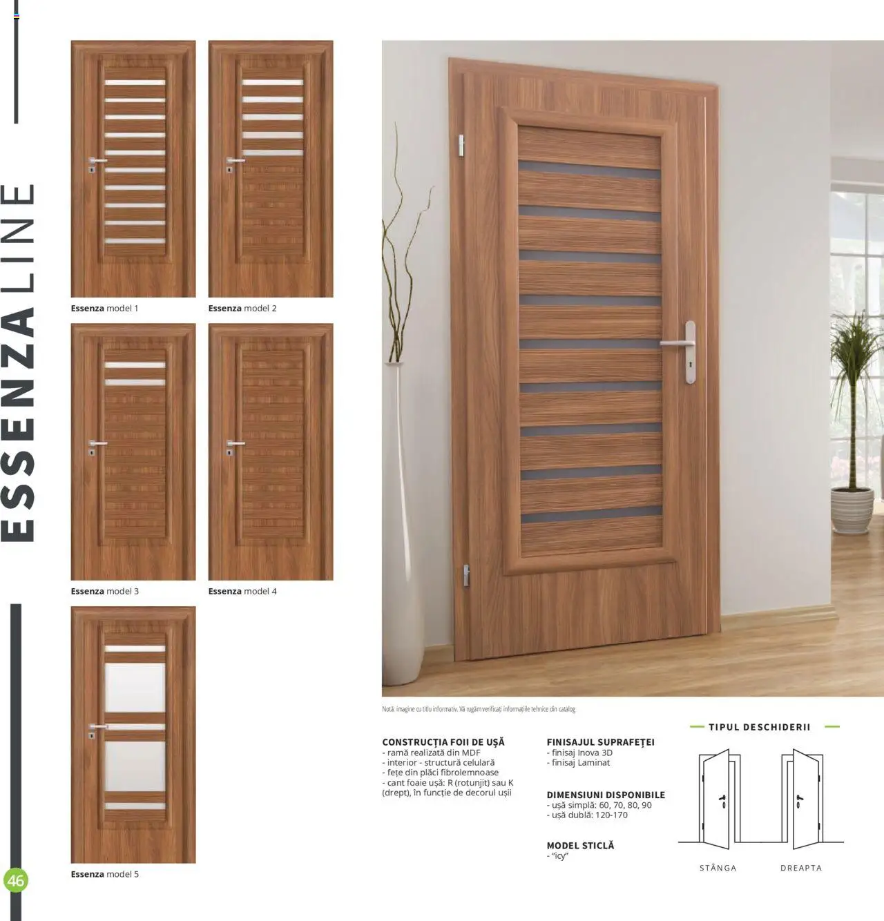 Noul catalog Proges – valabil de la 01.08.2025 | Pagină: 46 | Produse: Ușă