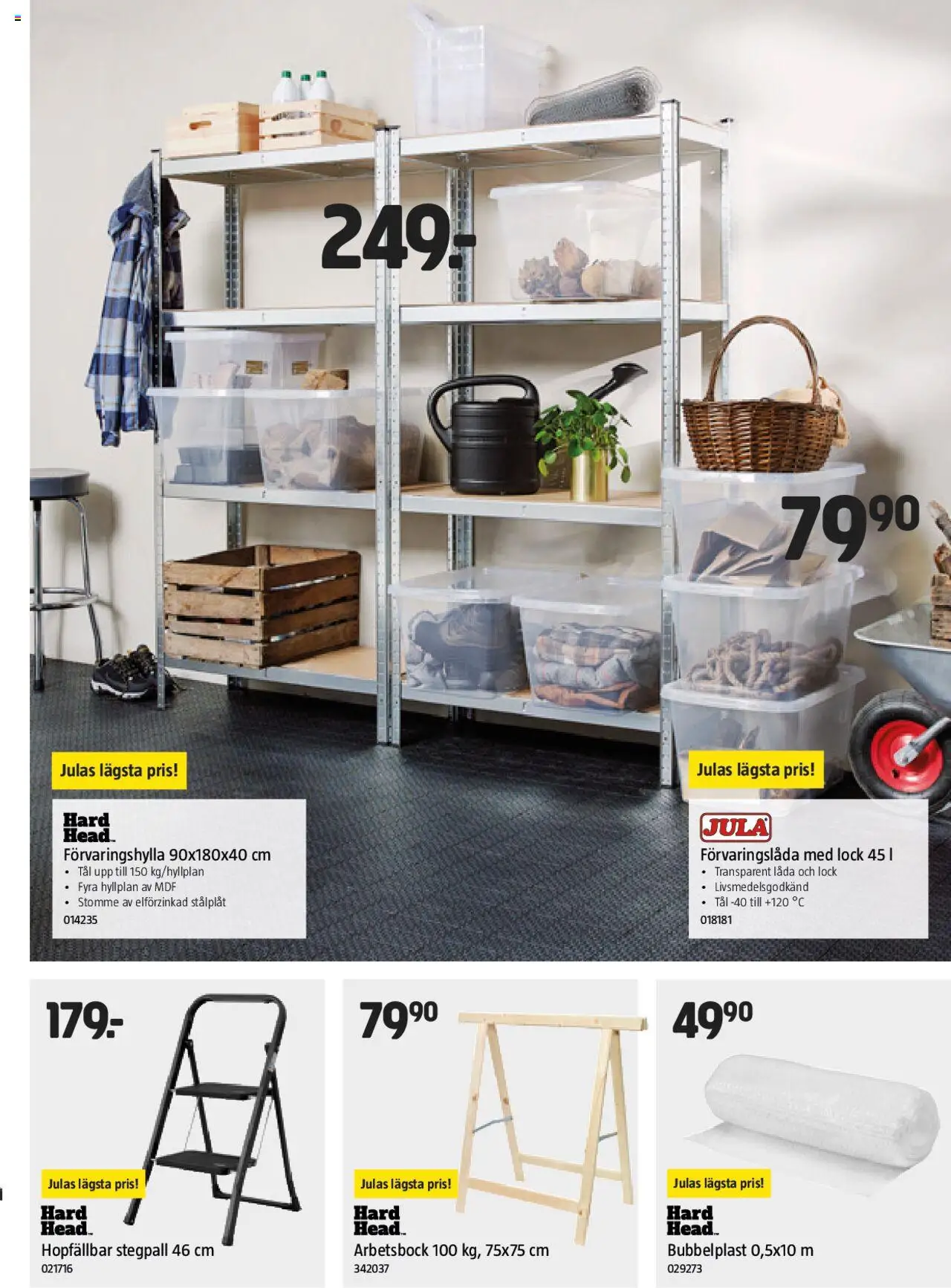 Jula reklamblad aktuell från 03.07.2025 | Sida: 15 | Produkter: Låda, Bubbelplast