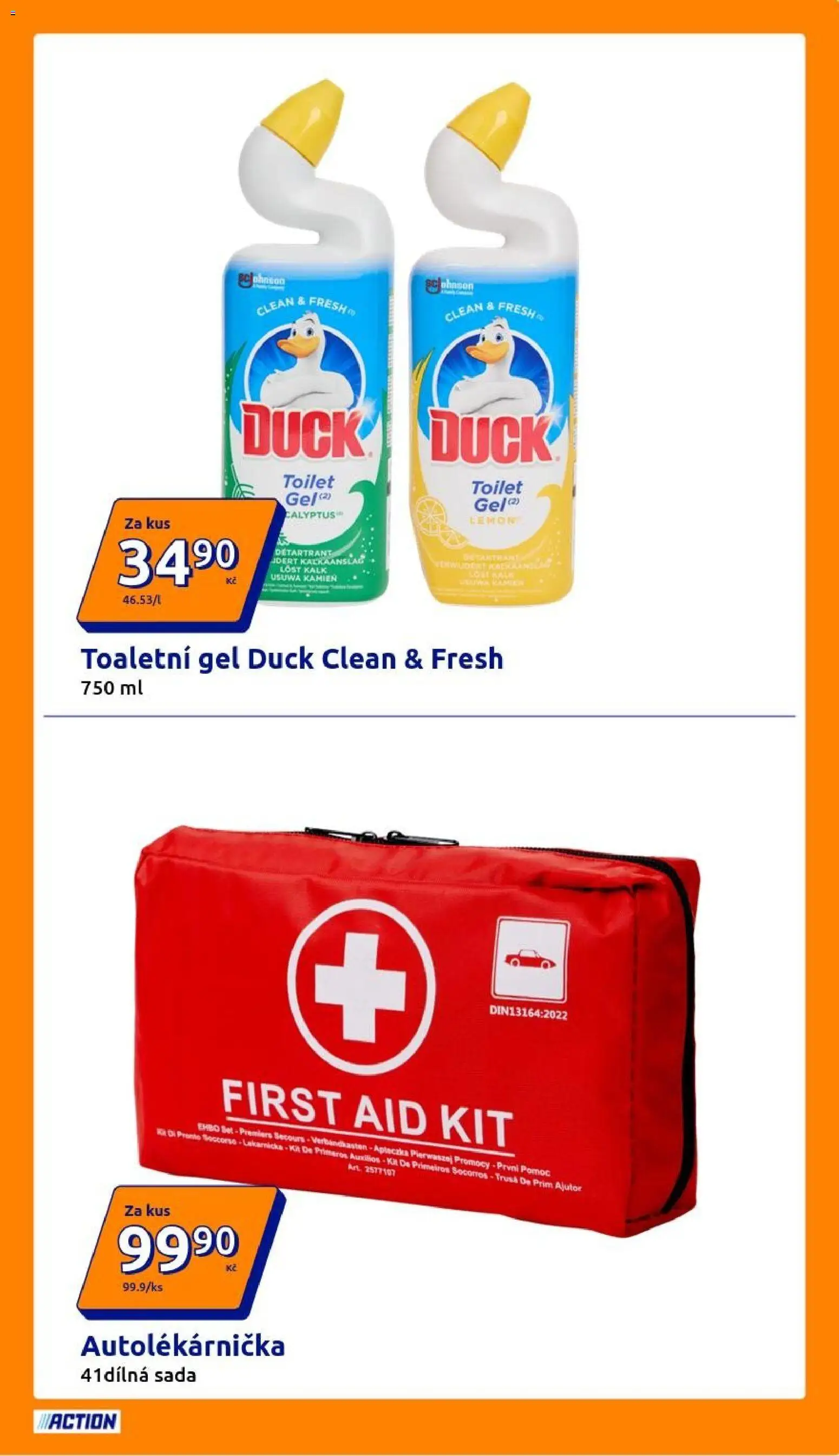 Action leták od 22.04.2026 | Strana: 3 | Produkty: Pronto, Autolékárnička