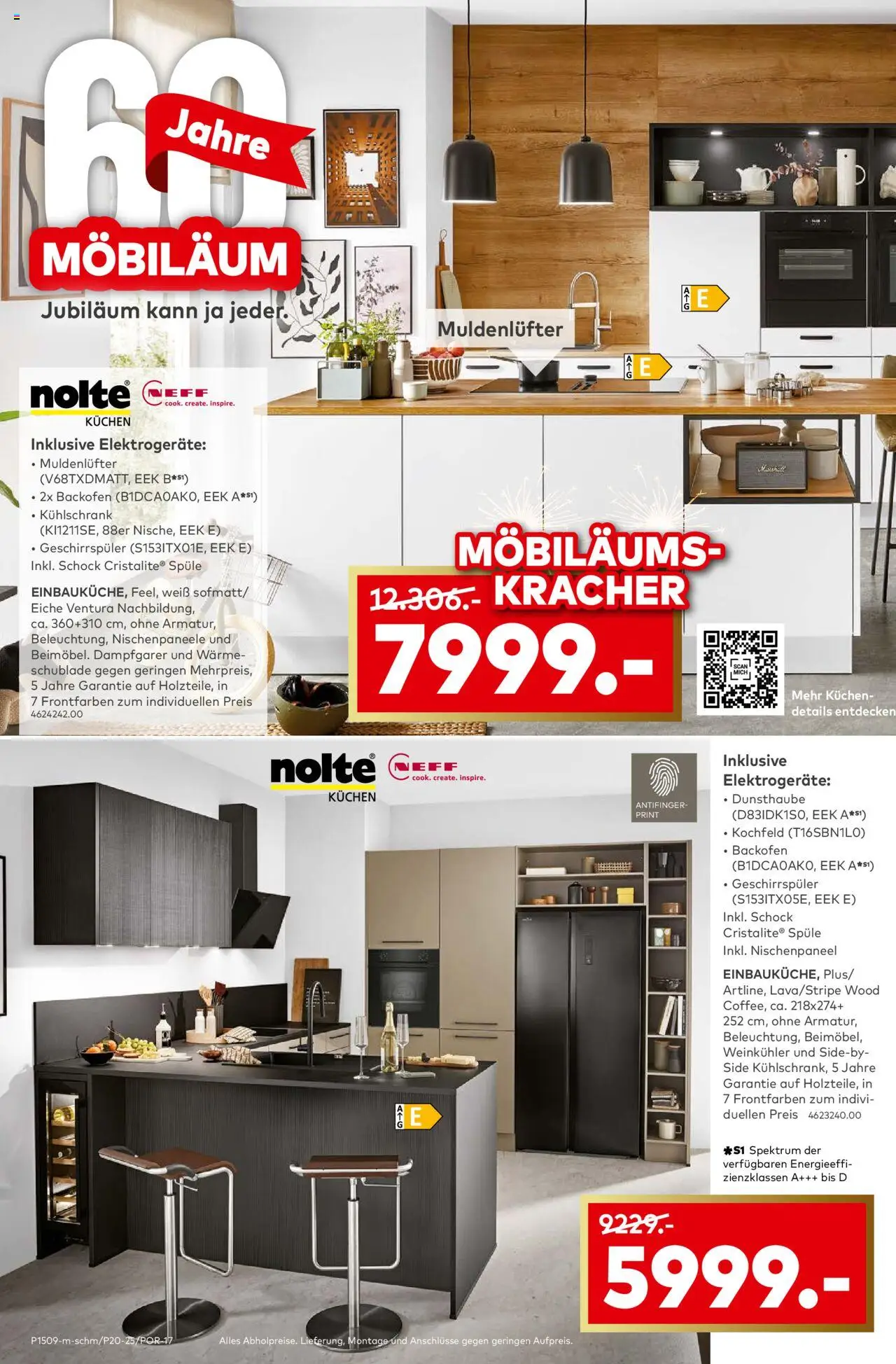 Porta! Möbiläum Aachen – gültig ab 05.10.2025 | Seite: 14 | Produkte: Geschirrspüler, Kühlschrank, Backofen, Kuchen