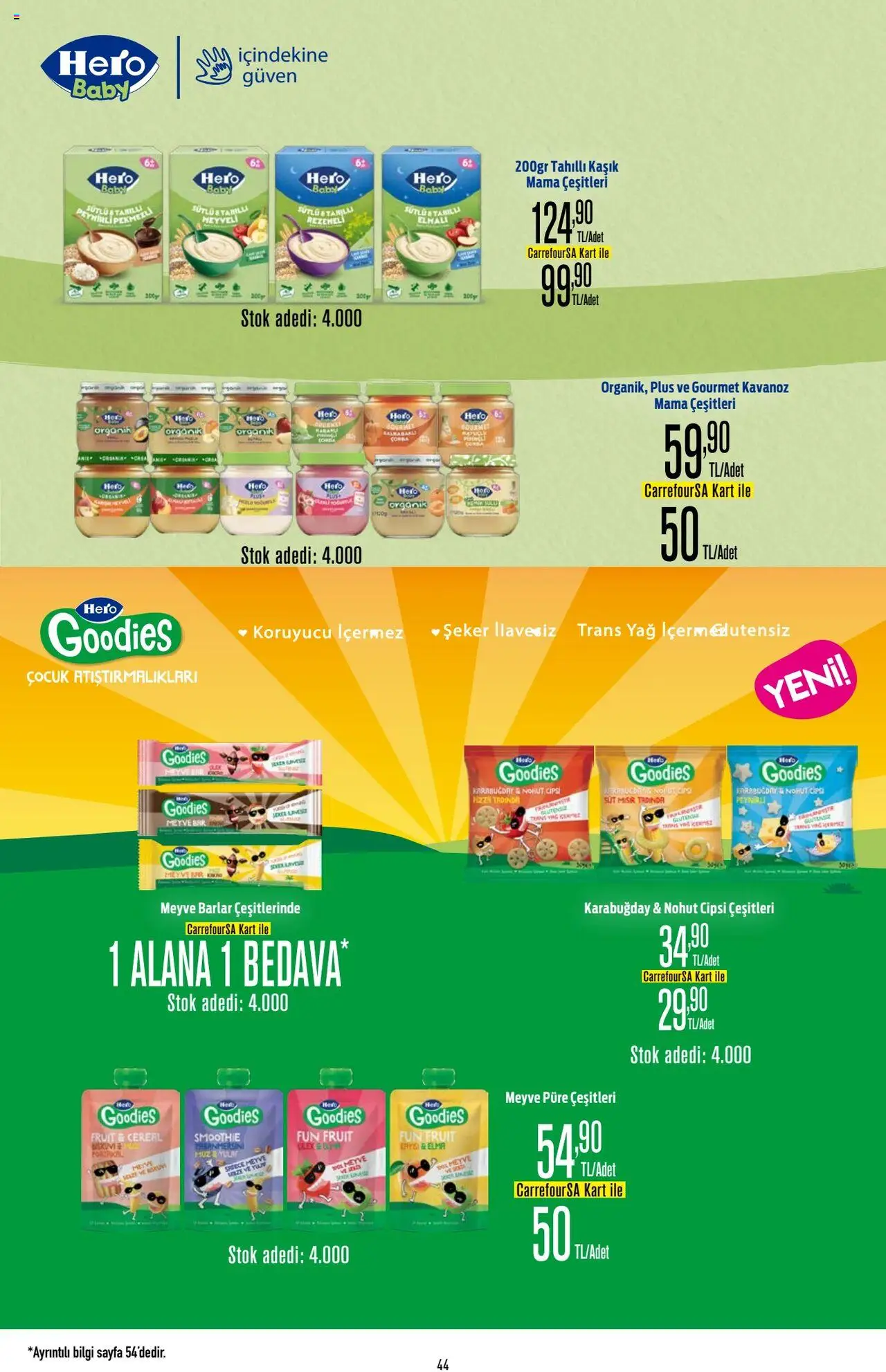 CarrefourSA Katalog - 01.08.2025 tarihinden itibaren geçerlidir | Sayfa: 44 | Ürünler: Süt, Elma, Muz, Mısır