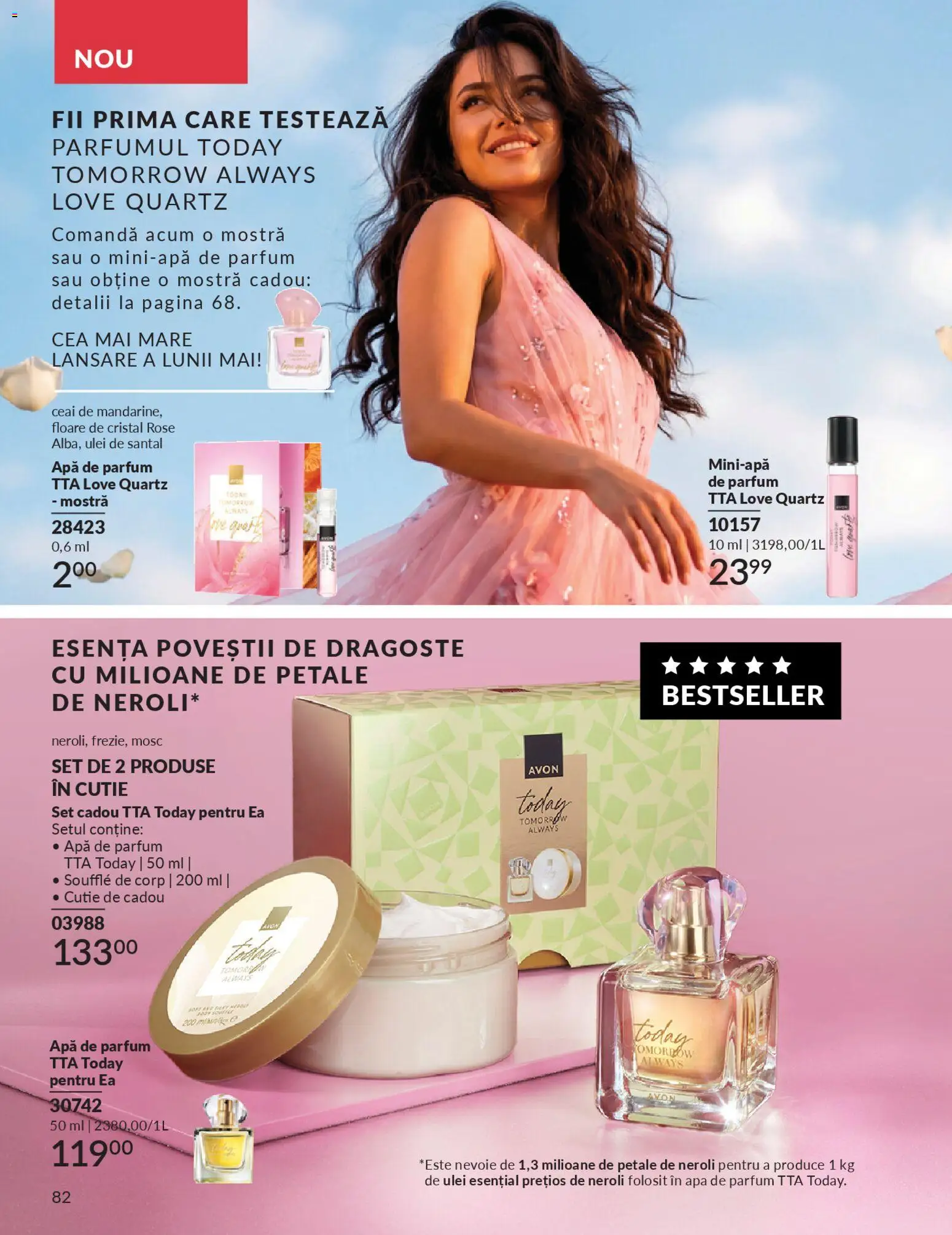 Noul catalog Avon – valabil de la 01.04.2026 | Pagină: 84 | Produse: Apă de parfum, Parfum, Ulei, Apă
