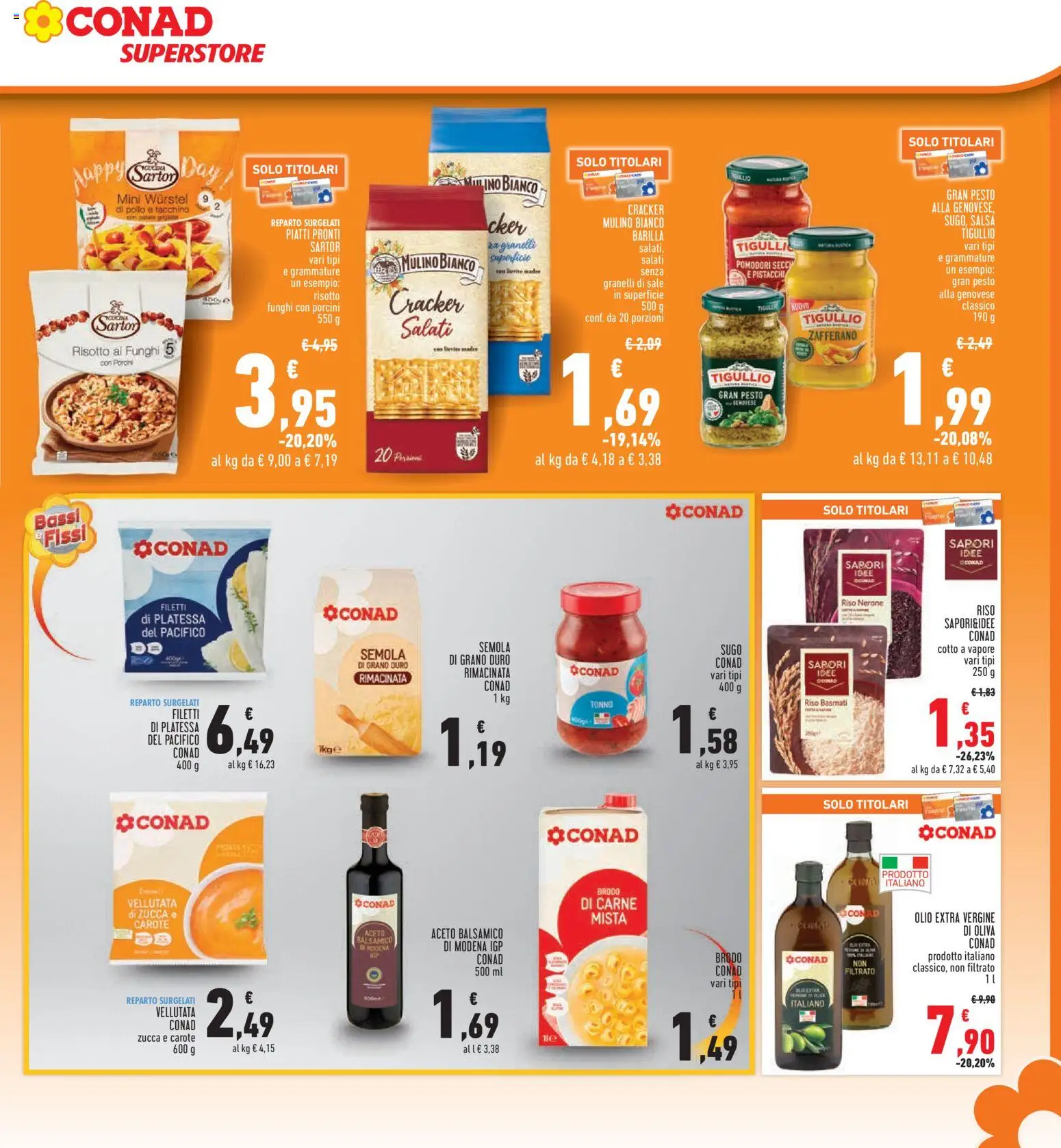 Volantino Conad del 26.02.2026 | Pagina: 15 | Prodotti: Riso Basmati, Riso, Pesto, Pistacchi