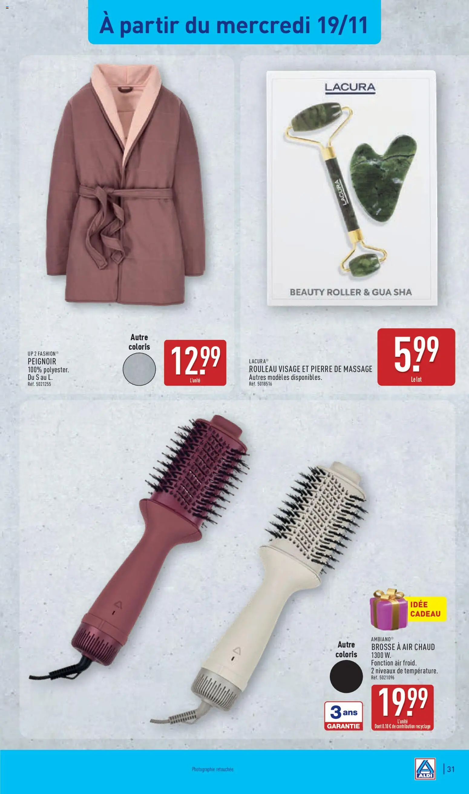 {H1} | Page: 34 | Produits: Peignoir, Brosse, Rouleau