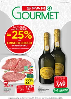 SPAR Gourmet Flugblatt ab 09.10.2025 gültig
