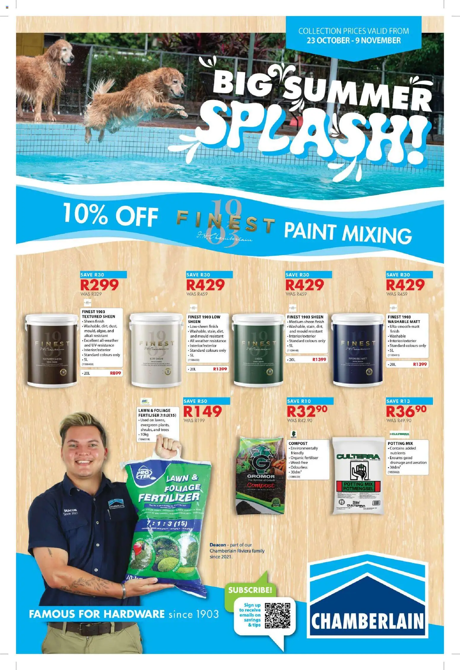 New Chamberlain catalogue – valid from 23.10.2025 | Page: 1 | Products: Paint