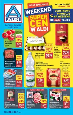 Pogląd oferty "Aldi Gazetka - Okazje na weekend" - ważna od 31.07.2025
